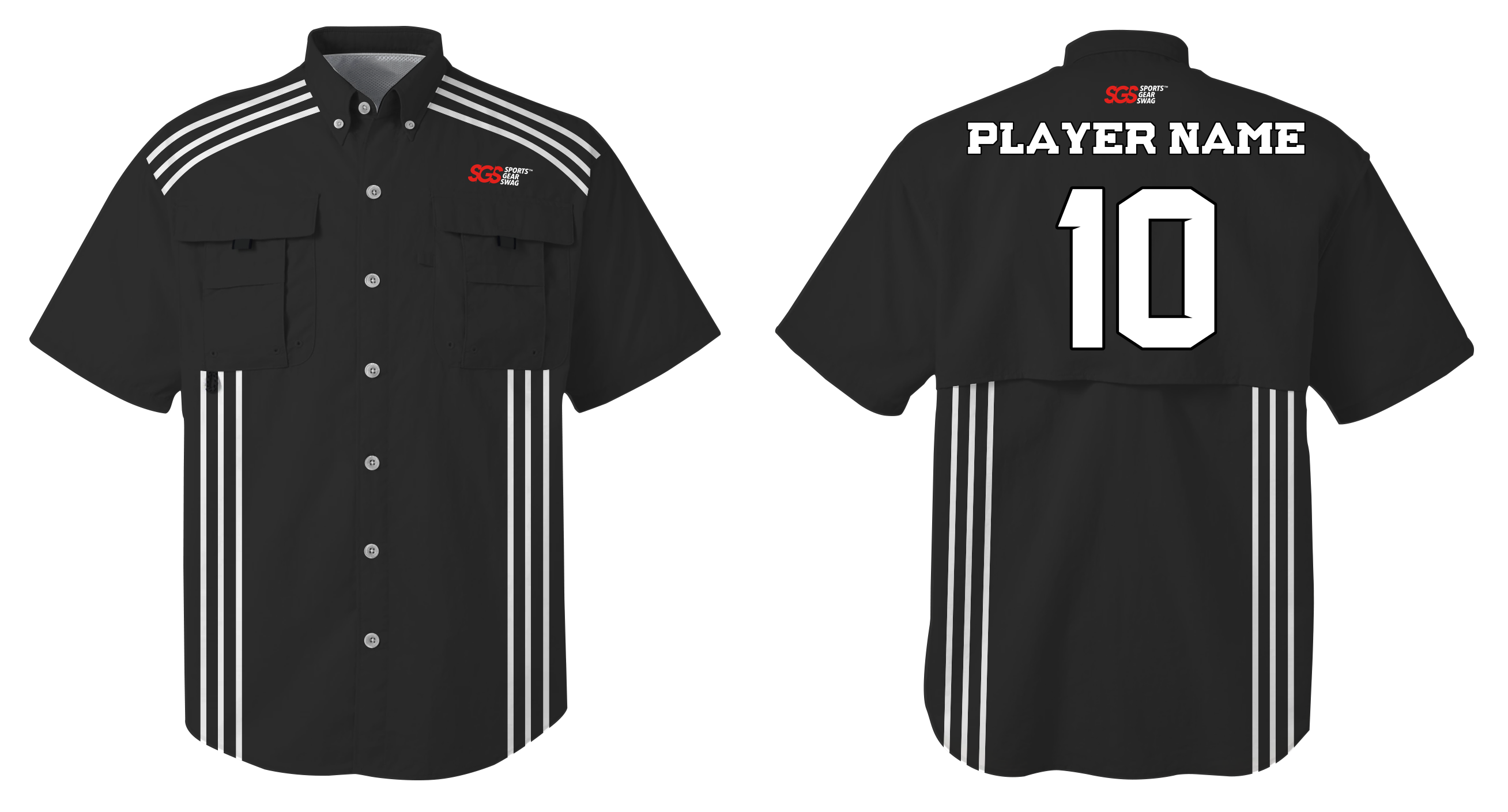 Custom fishing shirt adult youth unisex shadow line - Jersey
