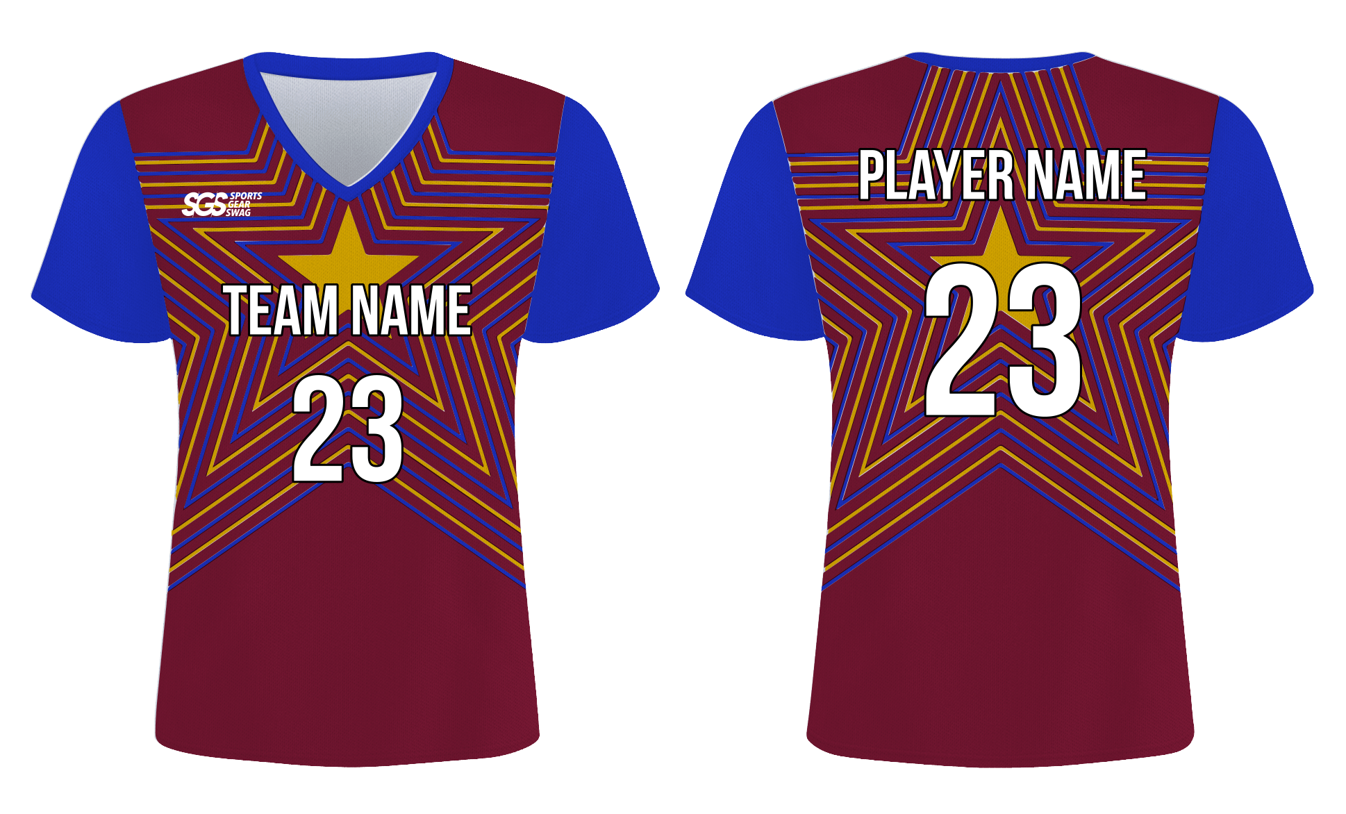 Custom lone stars adult youth soccer jersey - Jersey