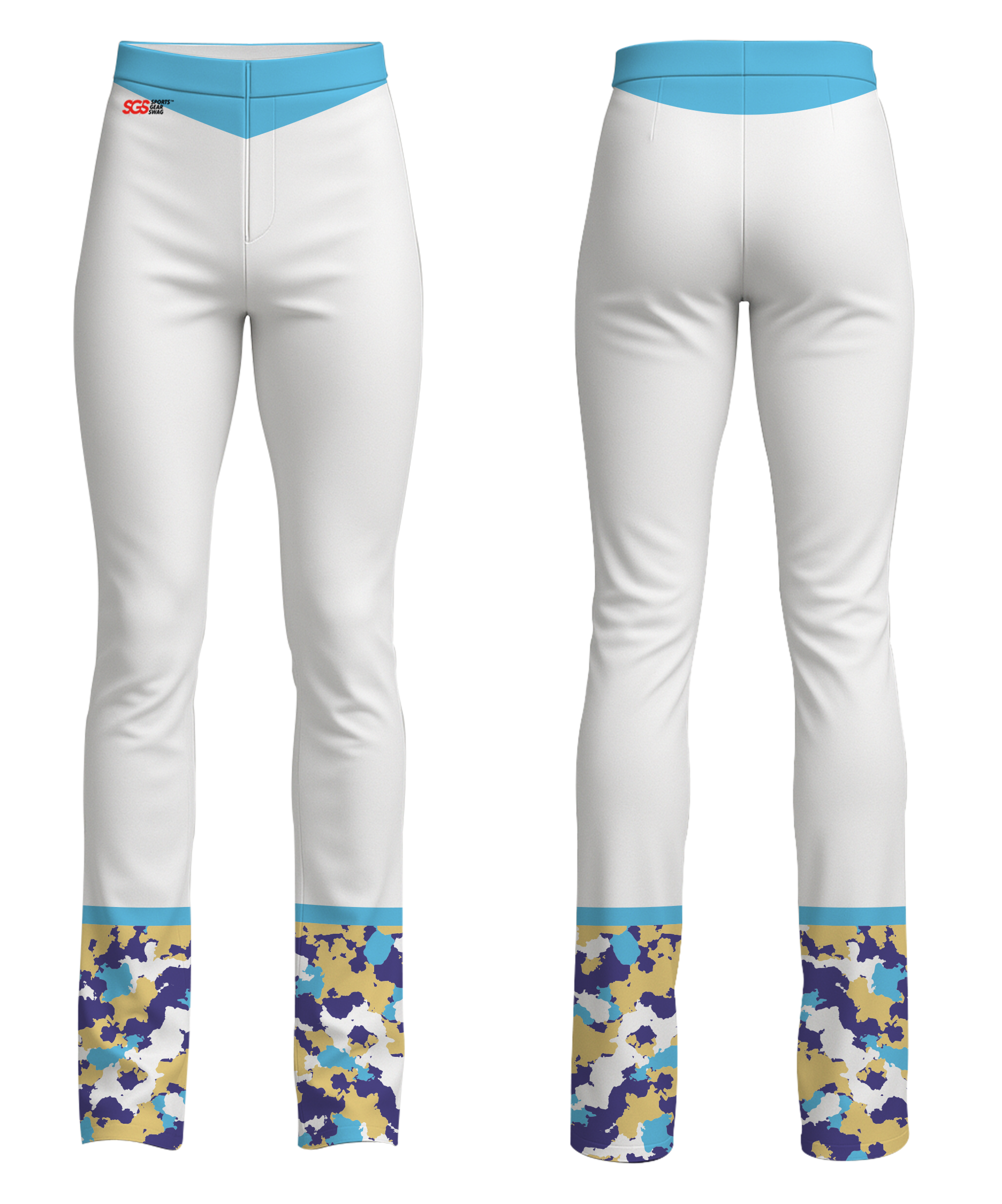 Custom figure skating pants  adult youth unisex supreme velocity - Figure-skating-pants