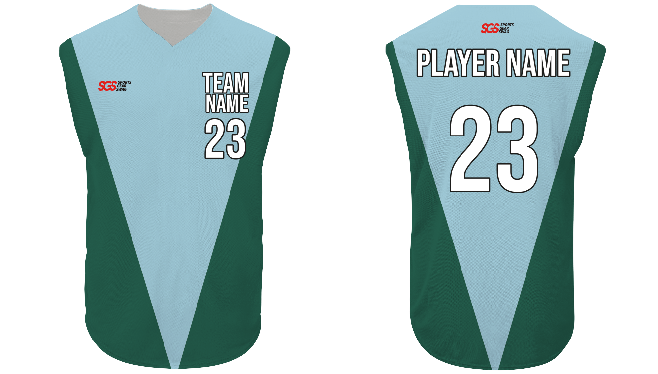 Custom v-shape solids design sleeveless adult youth unisex baseball jersey - Jersey