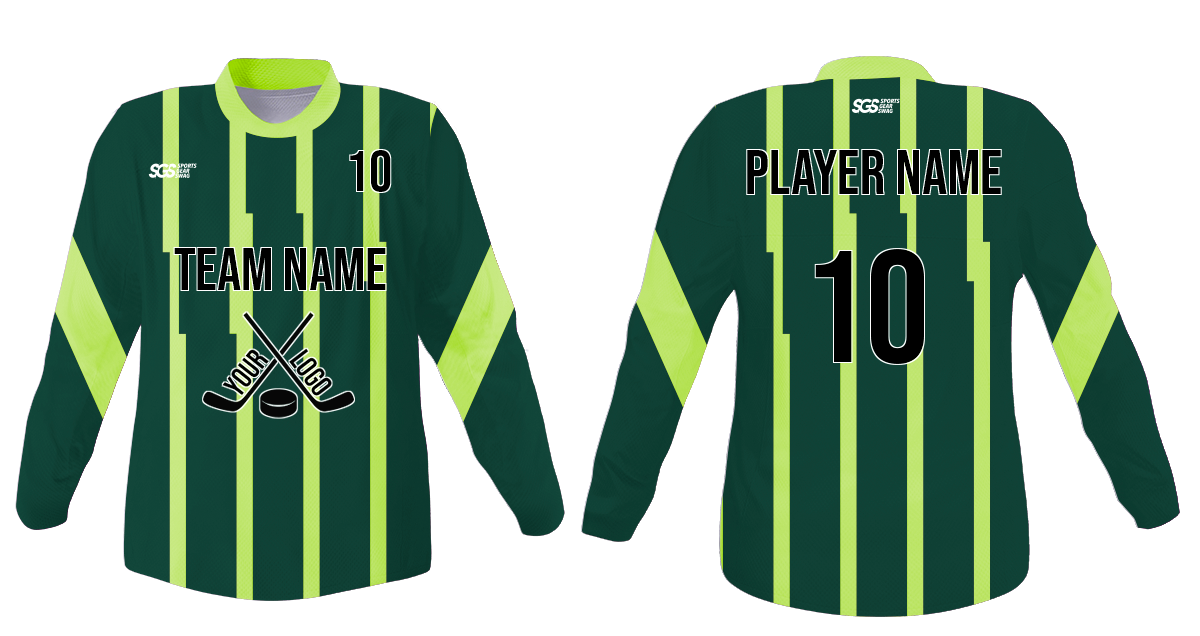 Custom vertical  stripe youth unisex hockey jersey - Jersey