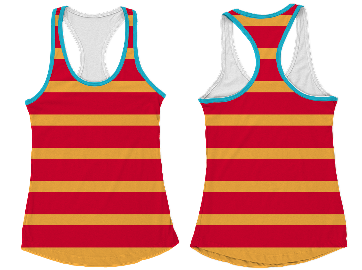 Custom multi strips adult youth unisex tank top - Tank-top