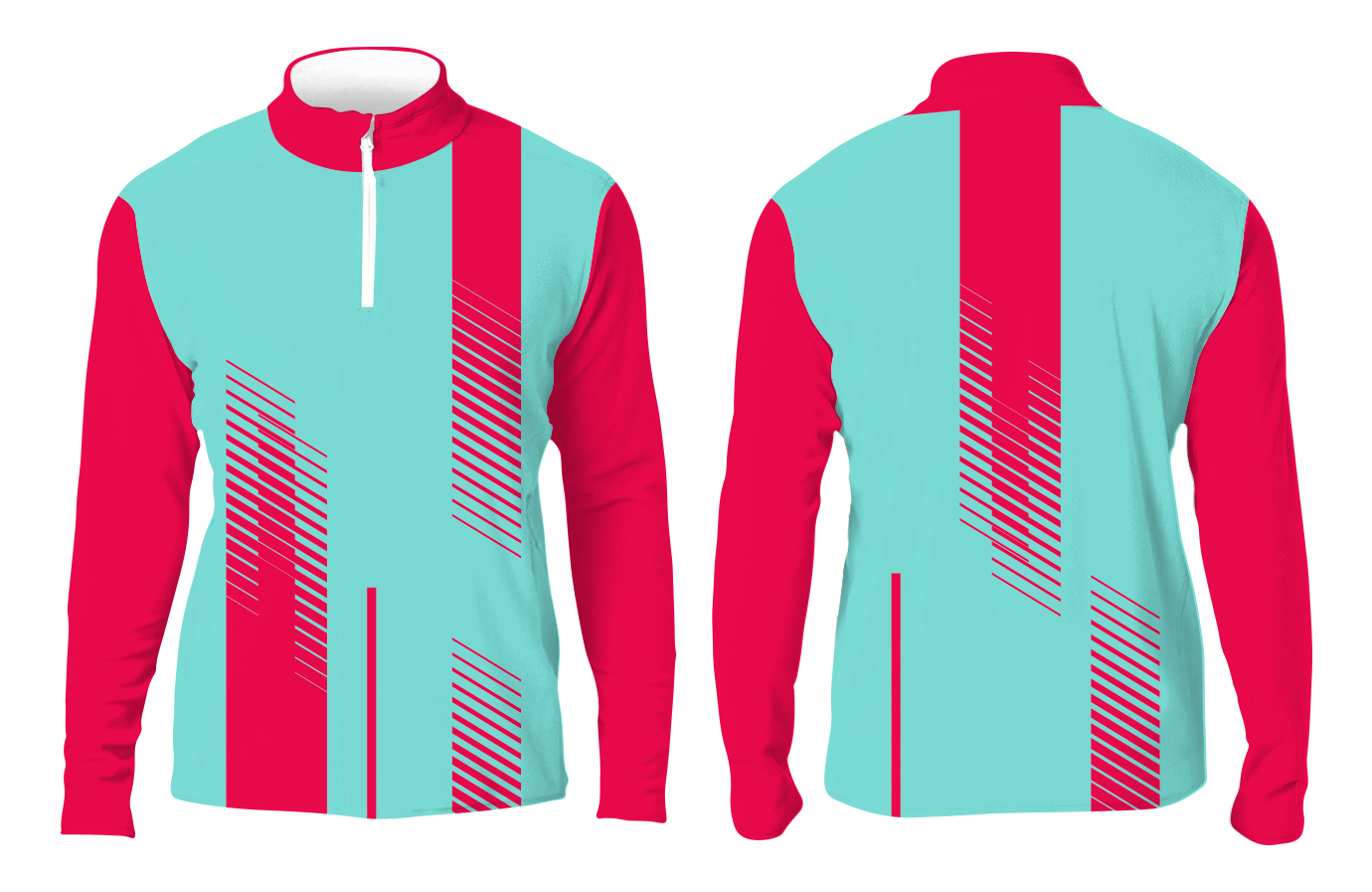 Custom racer quarter-zip adult youth unisex jacket - Jacket