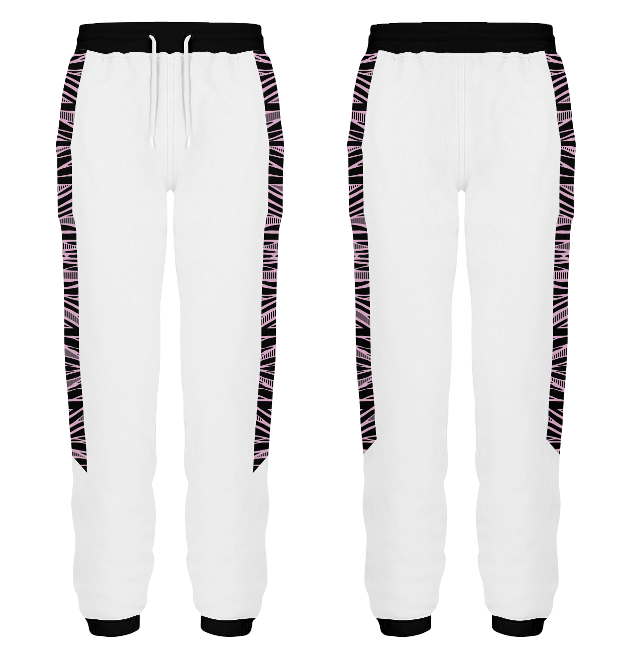 Custom dance joggers adult youth unisex tribal stripes - Dance-joggers