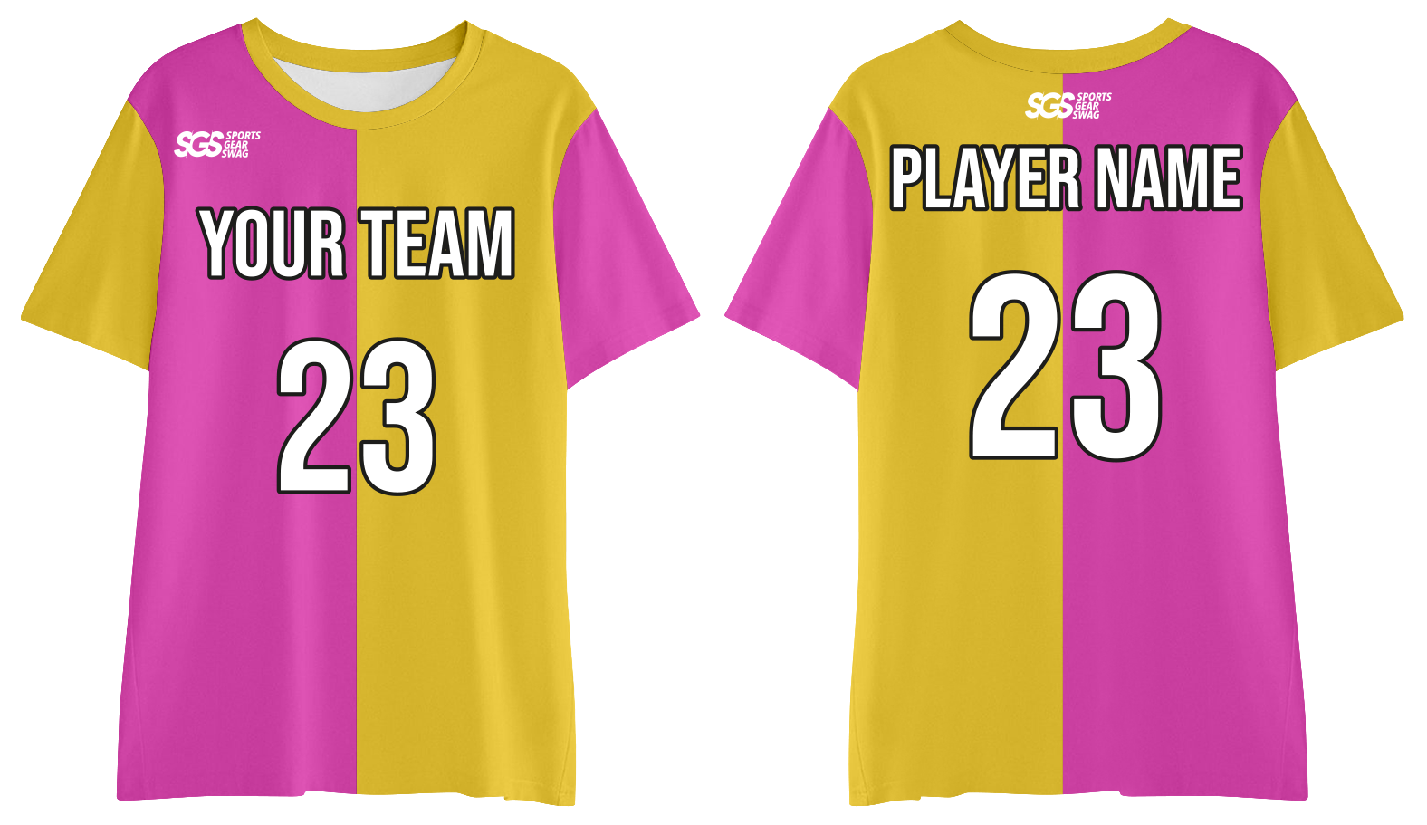Custom moisture-wicking halved adult youth unisex shirt - Jersey