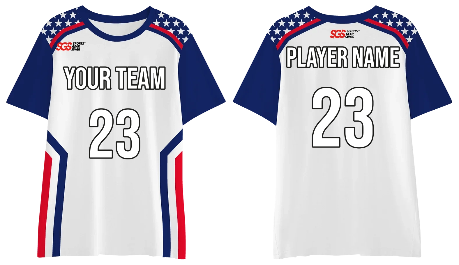 Custom disc golf shirt adult youth unisex patriot pride - Jersey