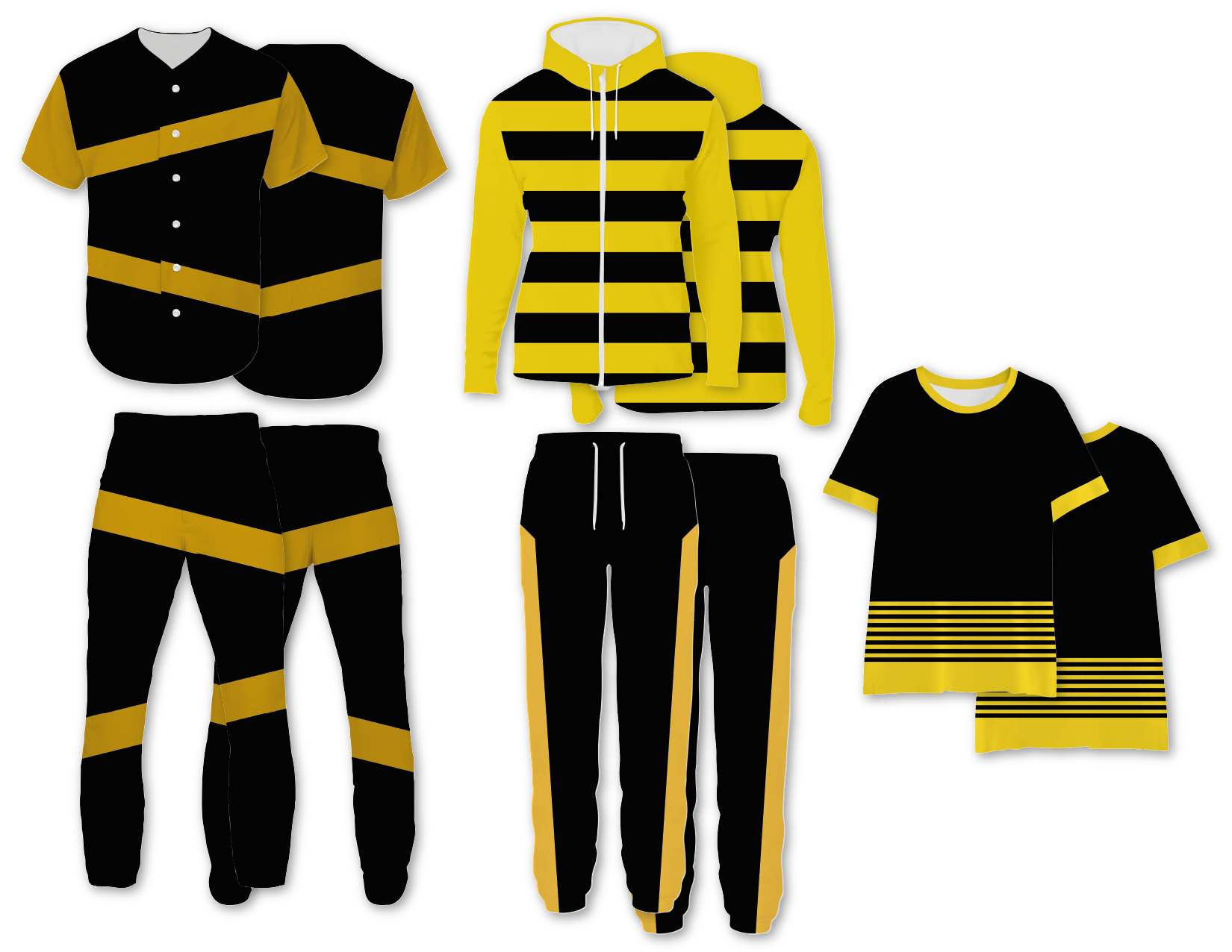 Custom simply elegant stripes adult youth unisex baseball jersey - Jersey