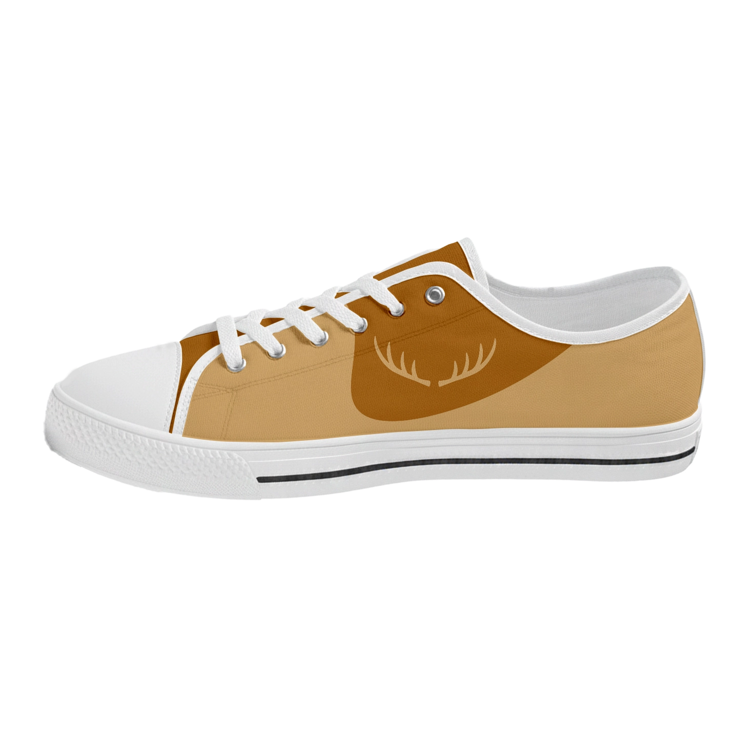Custom low top canvas shoes white vibe - Low-top-shoes