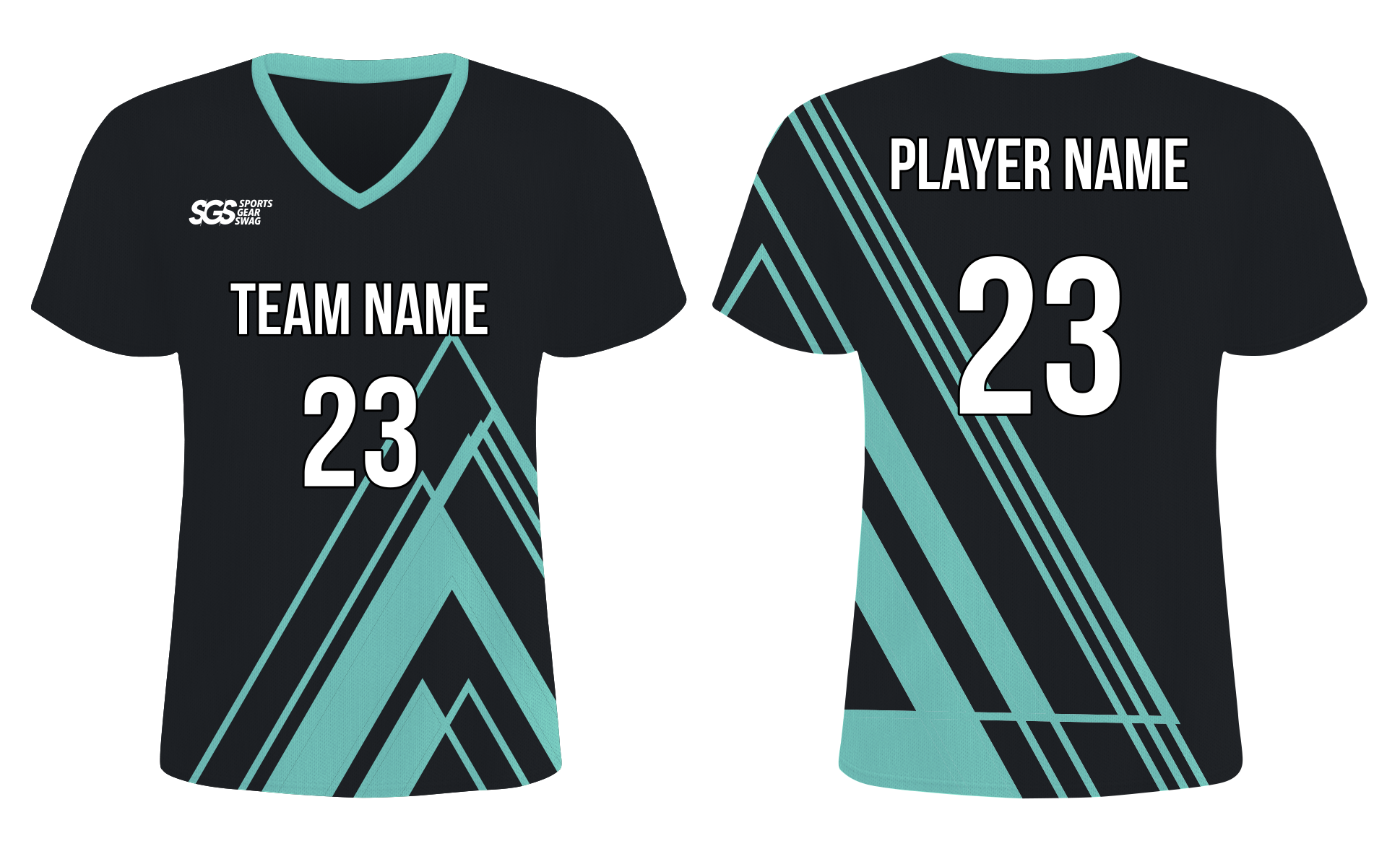 Custom triangular lines adult youth soccer jersey - Jersey