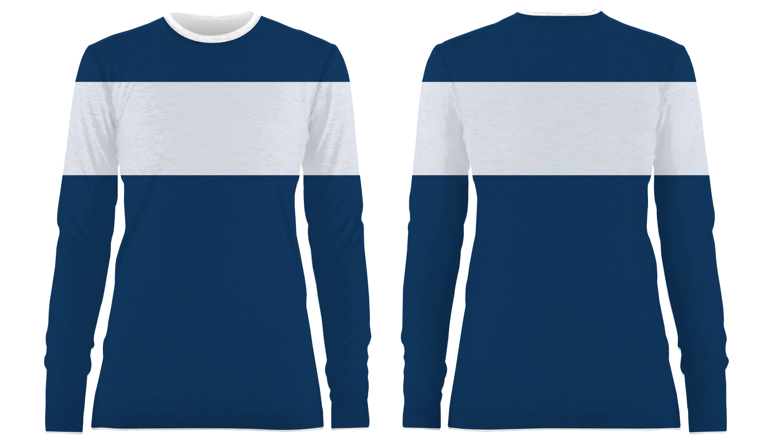 Custom athletic stripe adult youth unisex long sleeve shirt - Shirt-long-sleeve