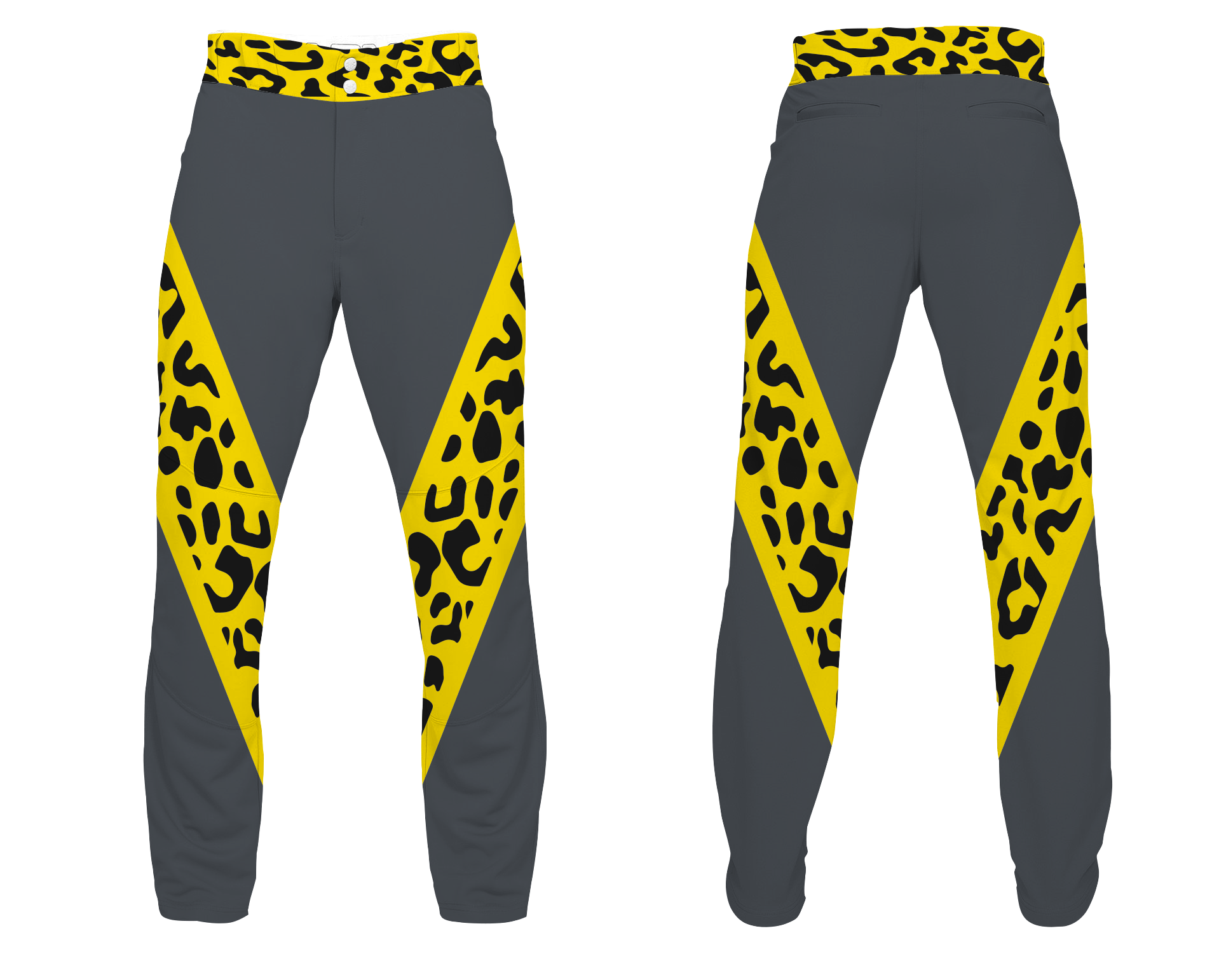 Custom cheetah strip animal adult youth unisex softball pants - Softball-pants