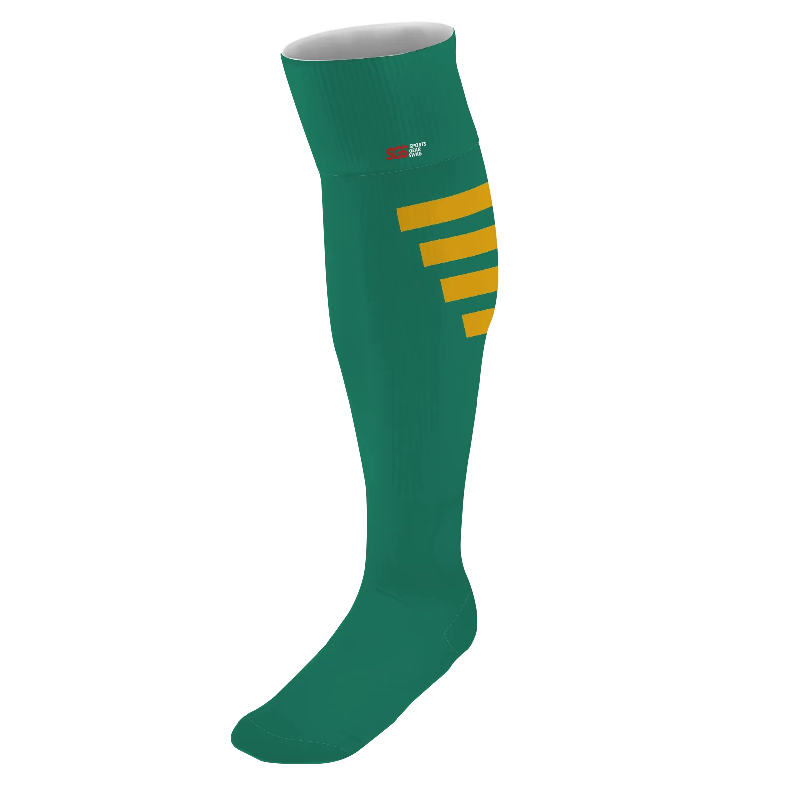 Custom soccer socks adult youth unisex tangerine turf - Socks