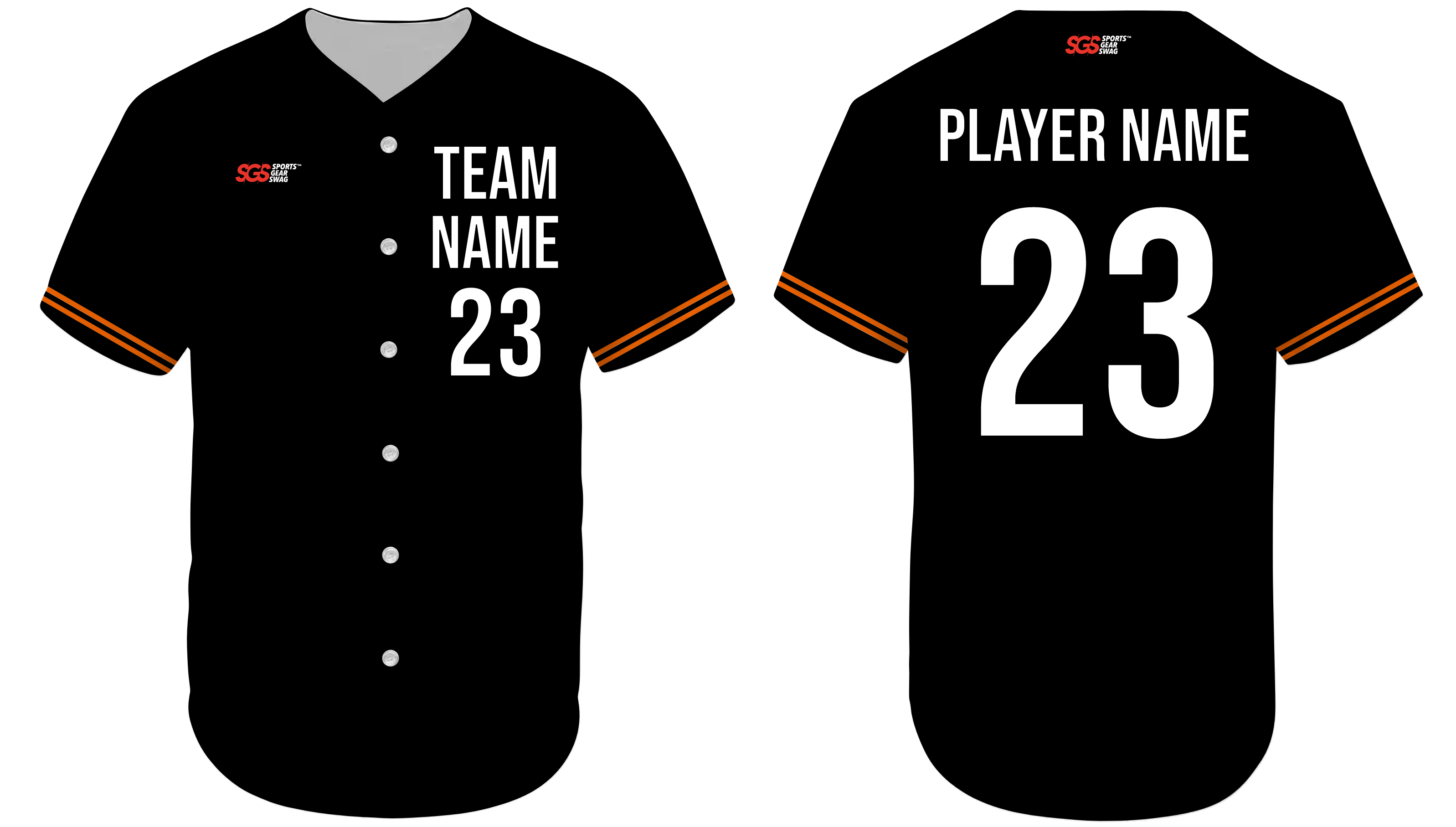 Custom obsidian adult youth unisex full buttons baseball jersey - Jersey