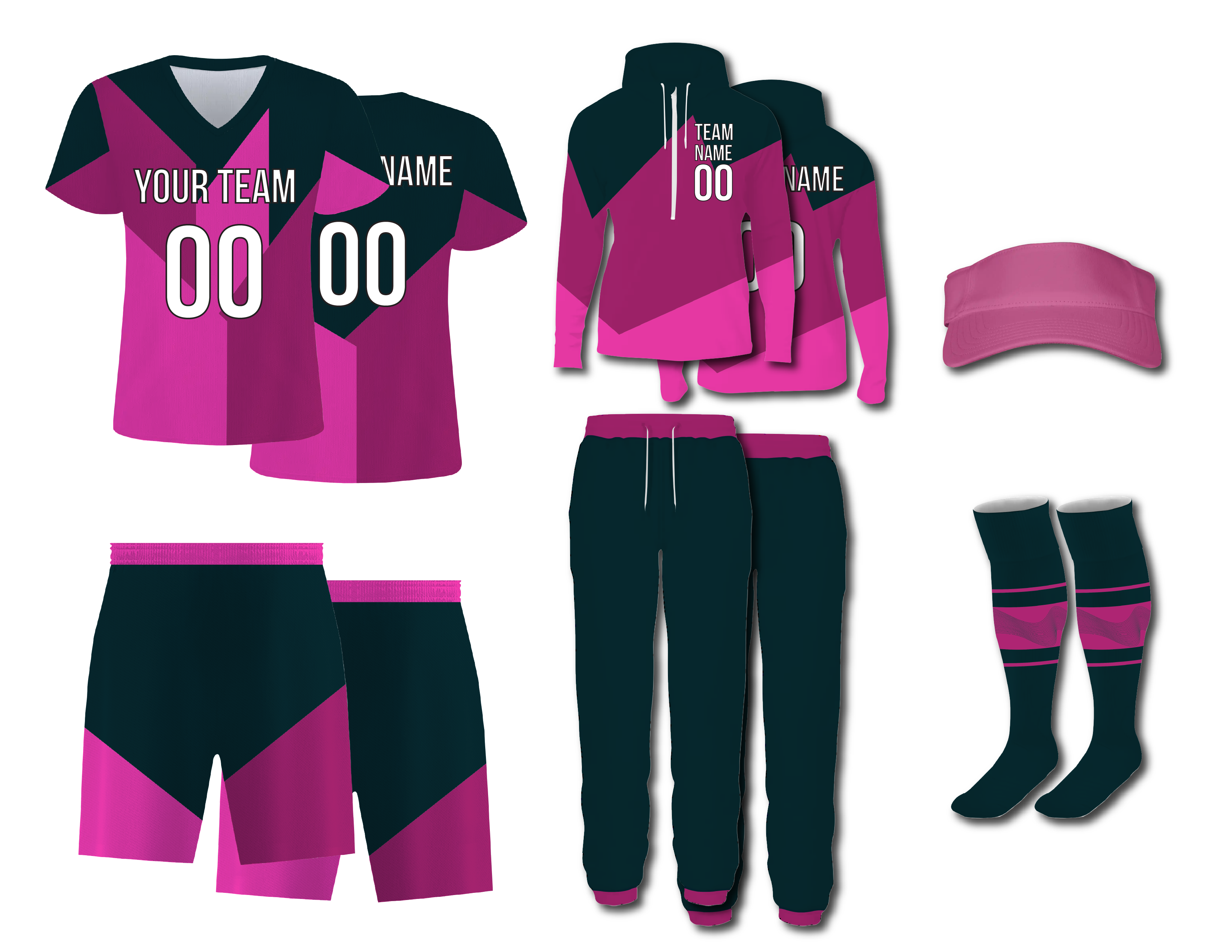Custom classical solids design adult youth soccer jersey - Jersey
