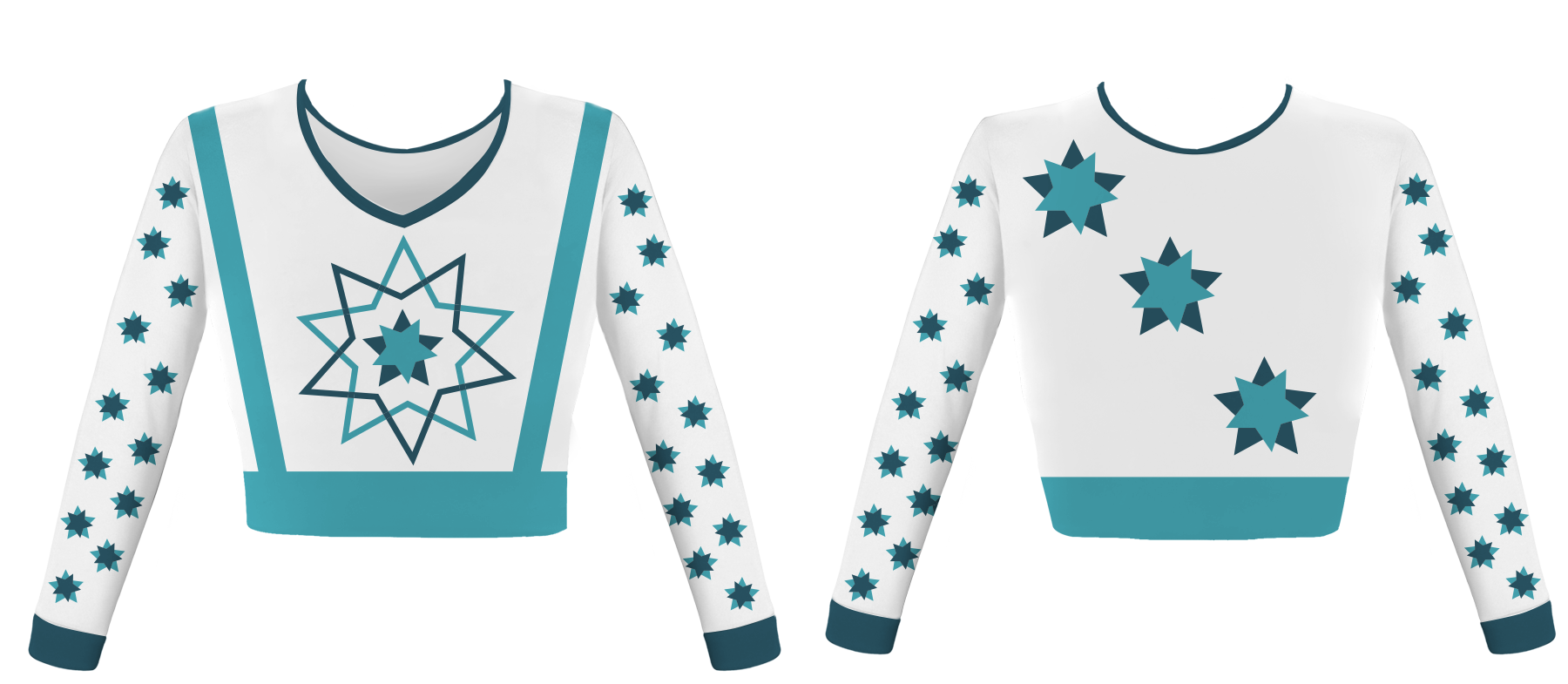Custom great stars adult youth unisex cheerleading long sleeve jersey - Jersey