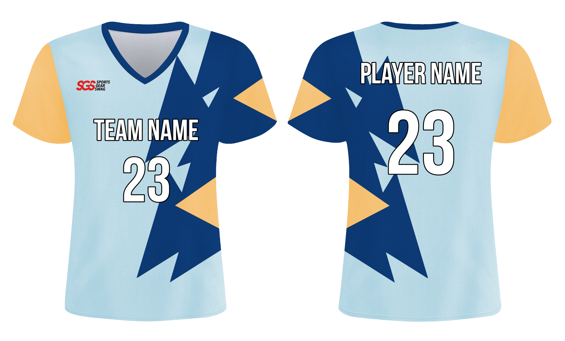 Custom sharp shapes adult youth soccer jersey - Jersey
