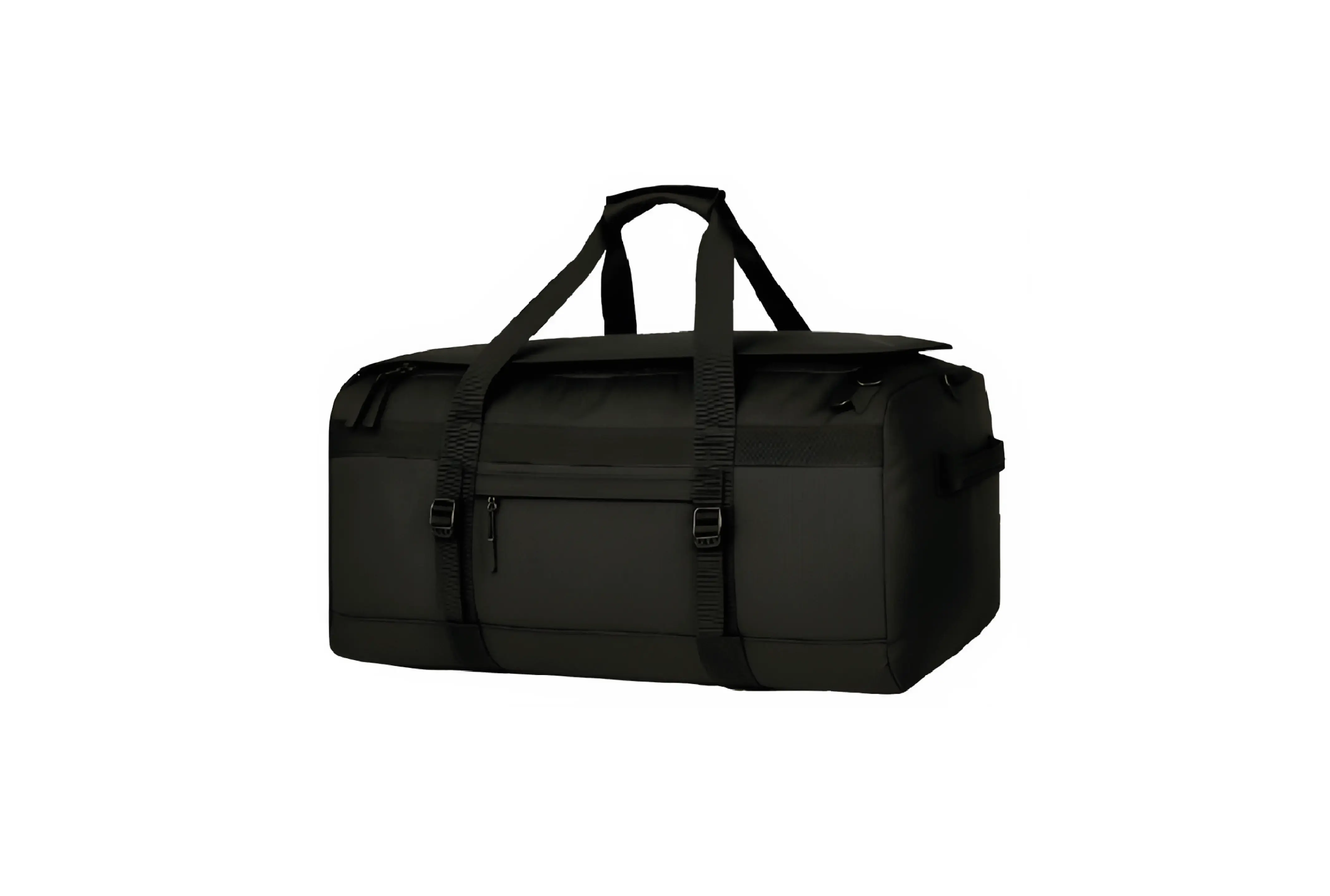 Black duffle bag with zipper pockets - Duffle-bags