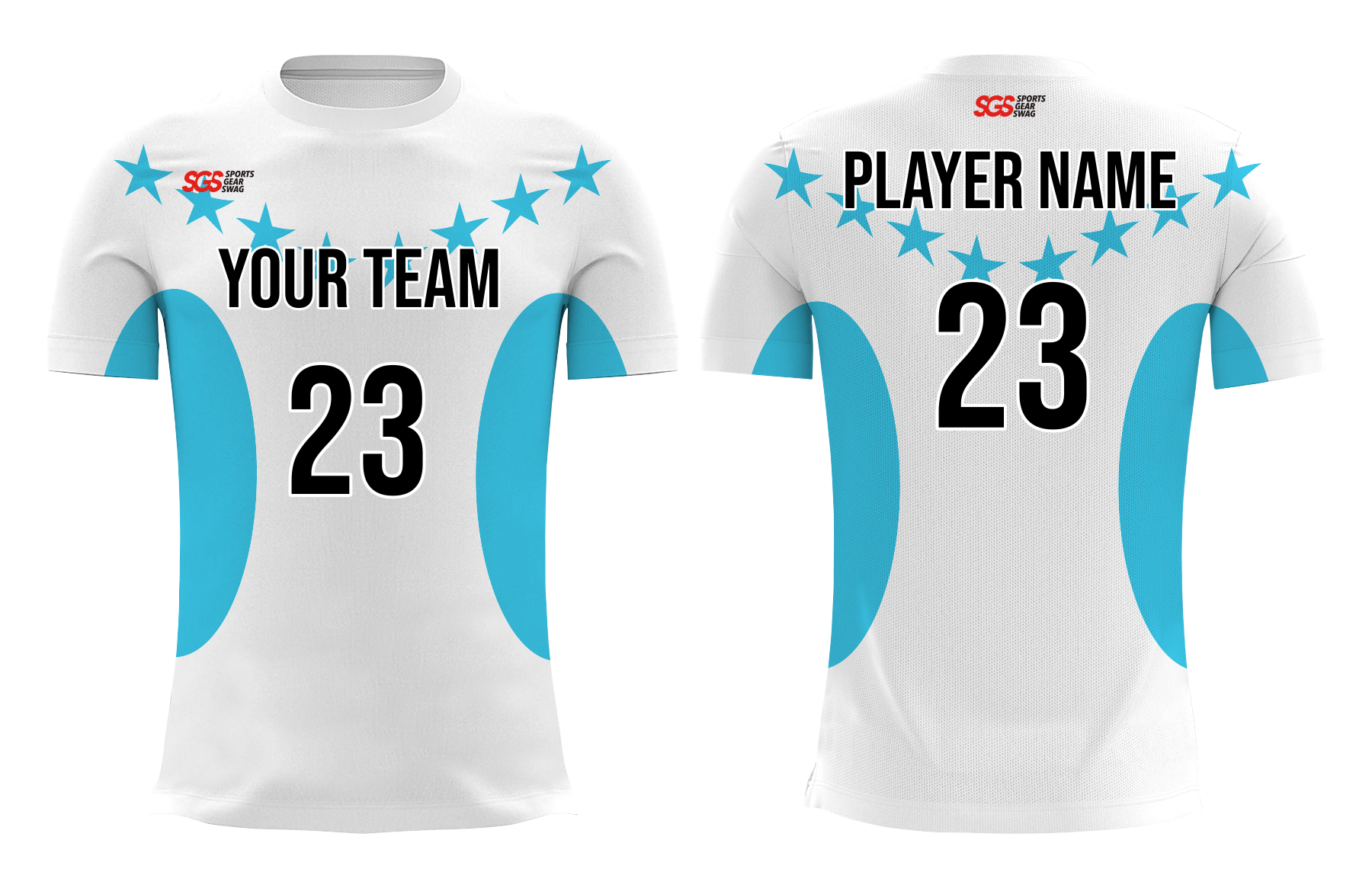 Custom layered stars adult youth unisex volleyball jersey - Jersey