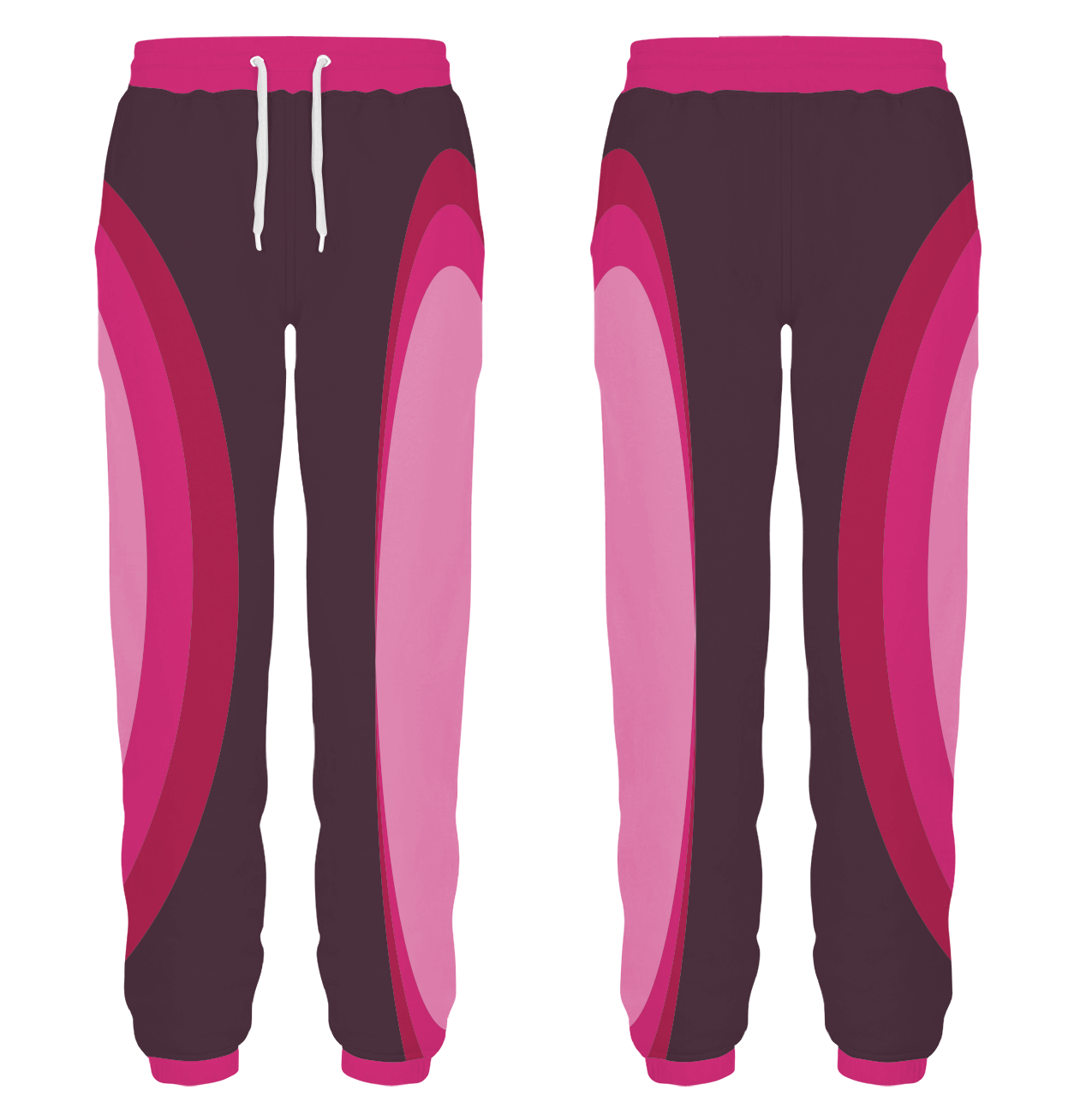 Custom rounded shapes adult youth unisex sweatpants - Sweatpant