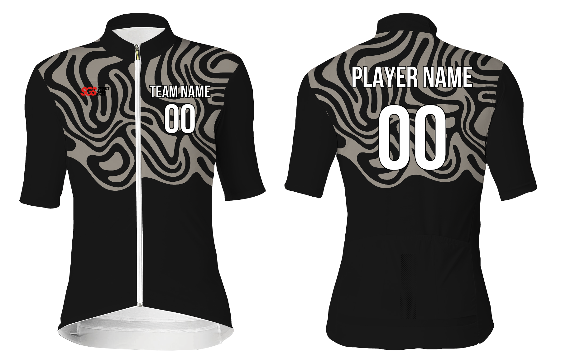 Custom cycling short sleeve adult youth unisex sports and art - Jersey