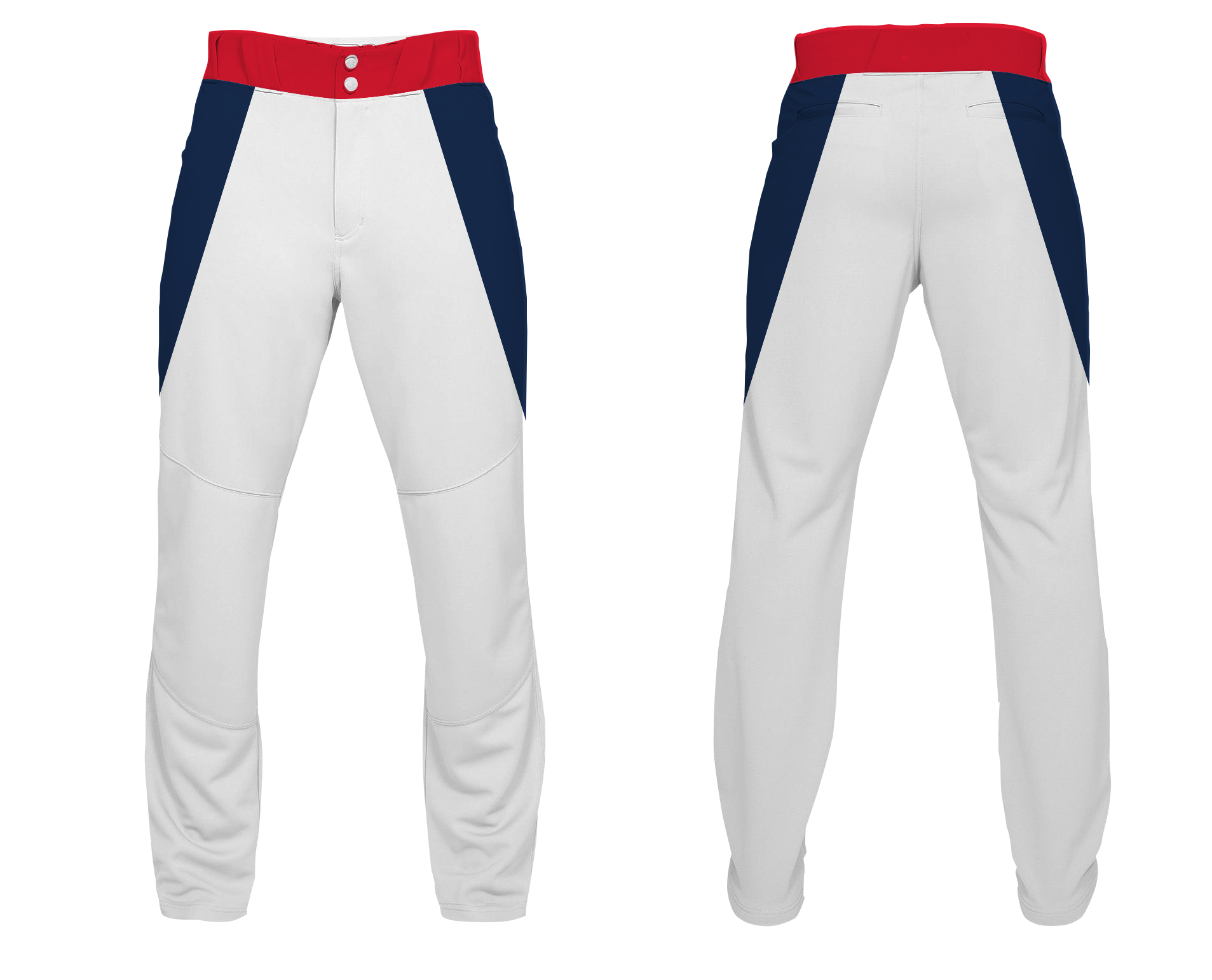 Custom tiny lines design adult youth unisex baseball pants - Baseball-pants