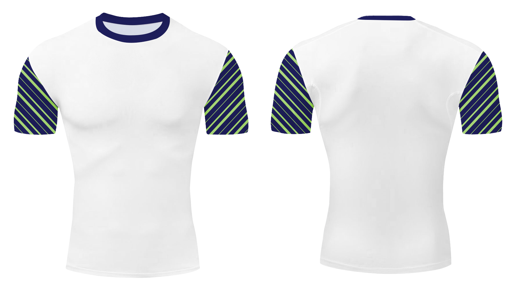 Custom arm sleeve stripe adult youth unisex compression shirt - Compression-shirts
