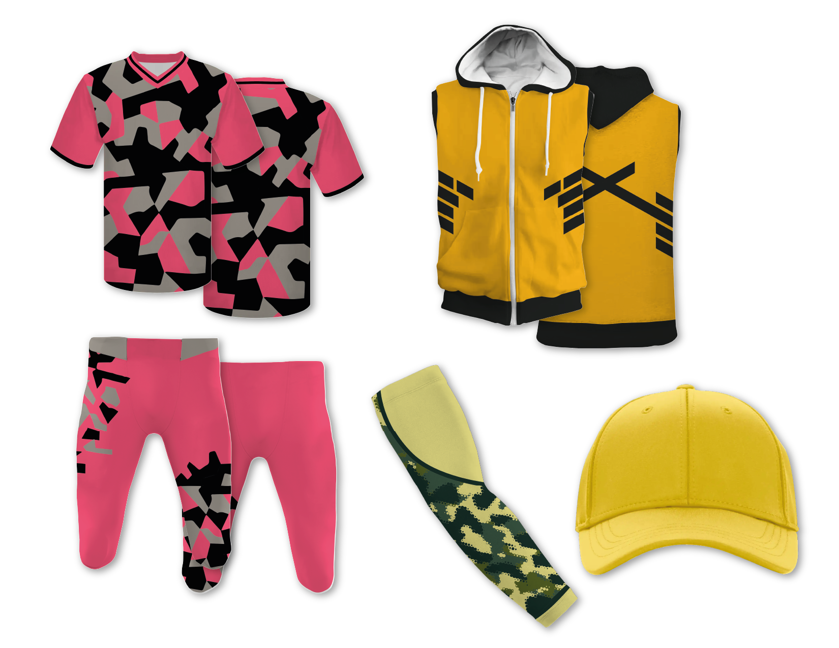 Custom superb camo design adult youth unisex football long jersey - Jersey