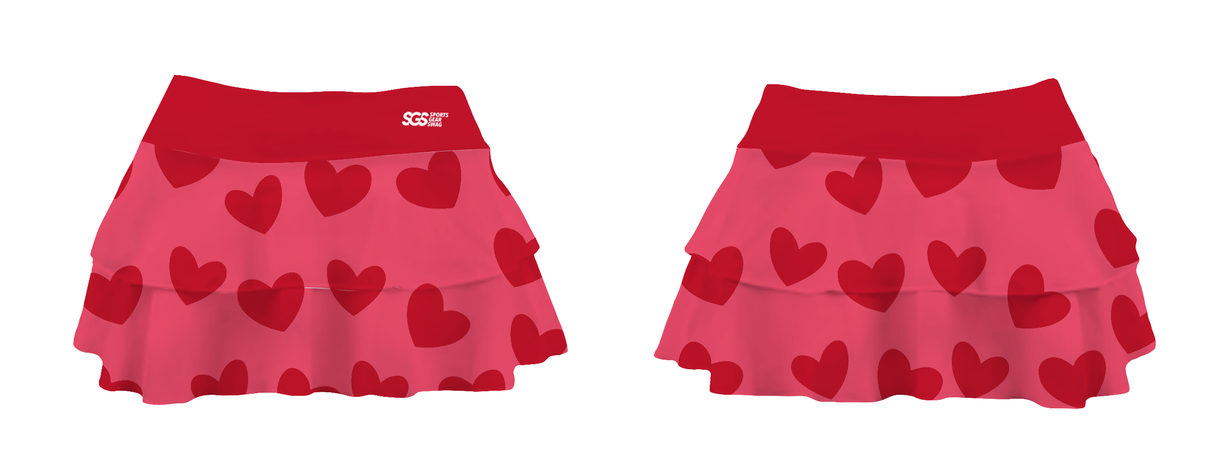 Custom two-piece sporty bathing top cupid’s wave - Swimming-tops