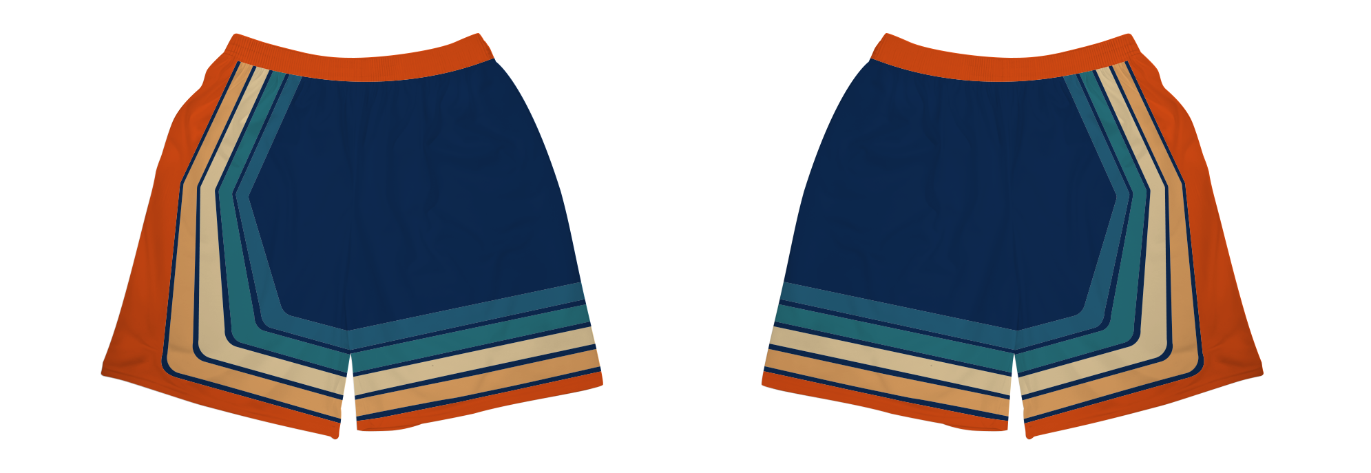 Custom l stripes adult youth unisex lacrosse shorts - Short