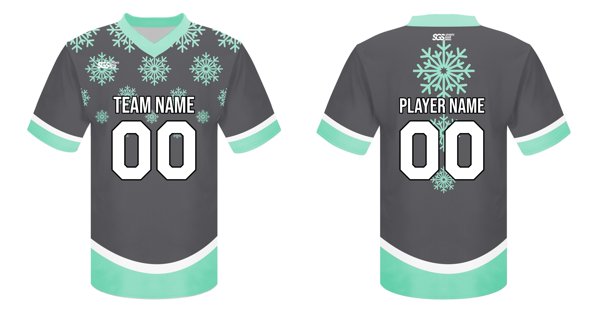 Custom grass design nature adult youth unisex football jersey - Jersey