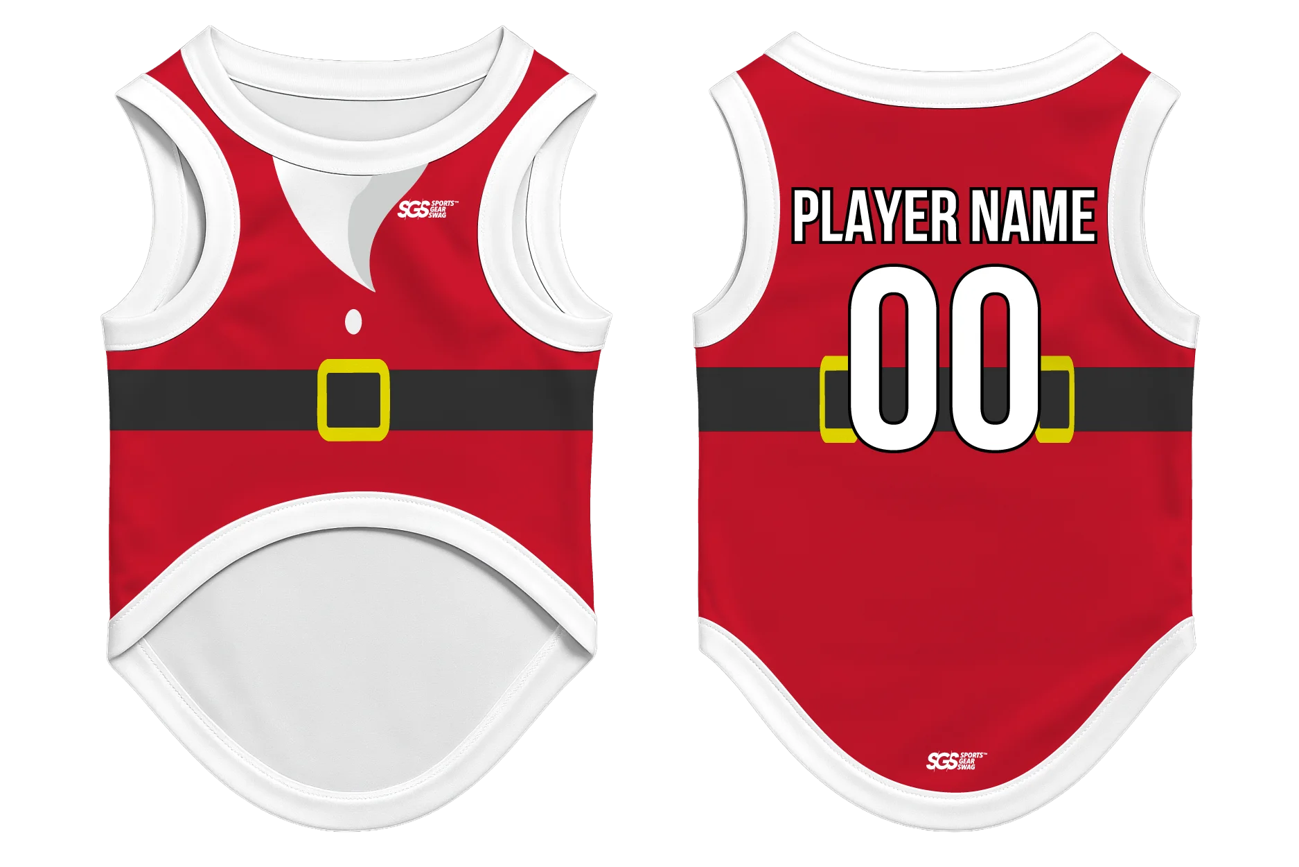 Custom pet holiday  basketball jersey holiday cheer - Pets-basketball-jersey