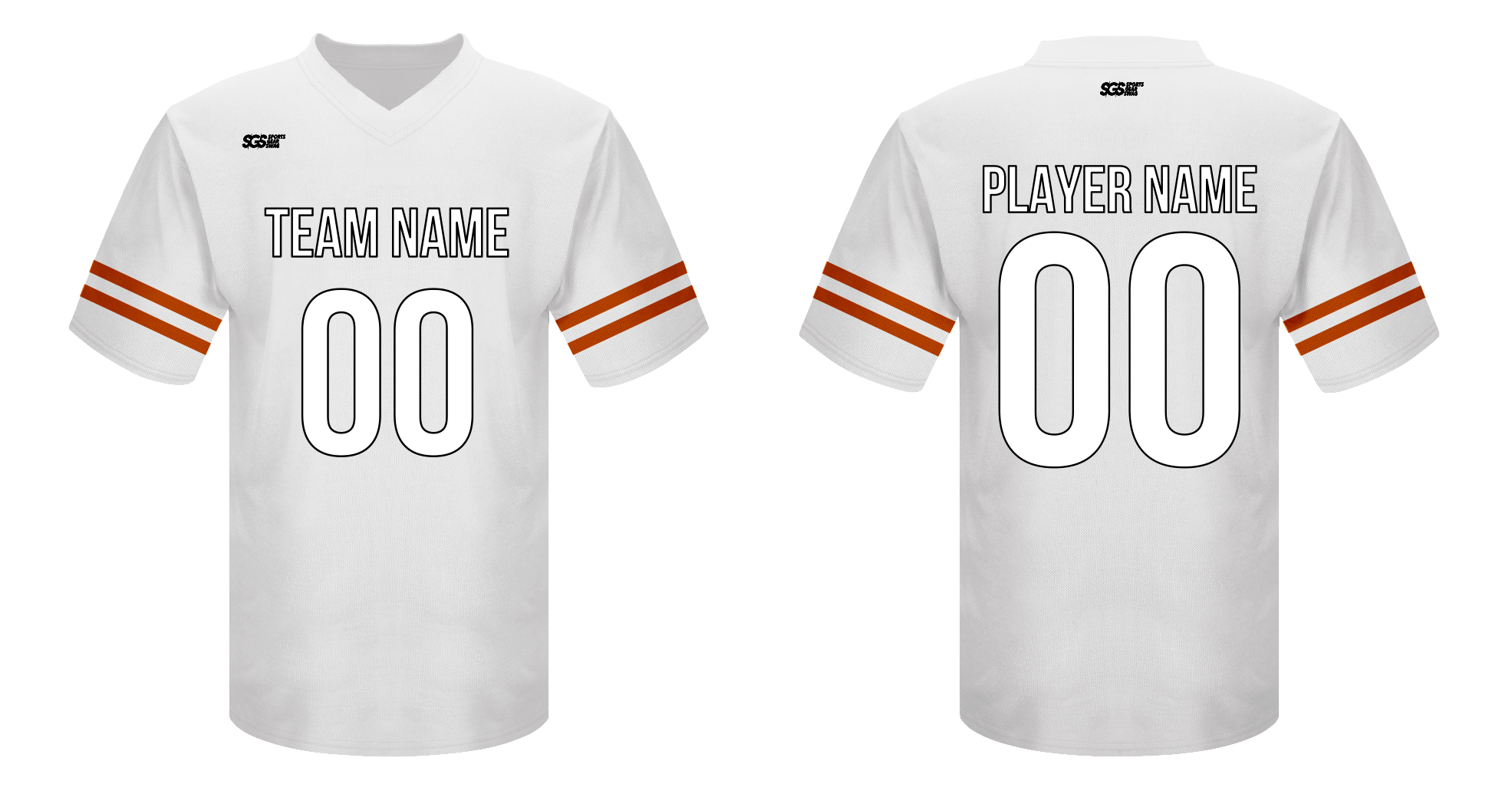 Custom football jersey adult youth unisex clean line - Jersey