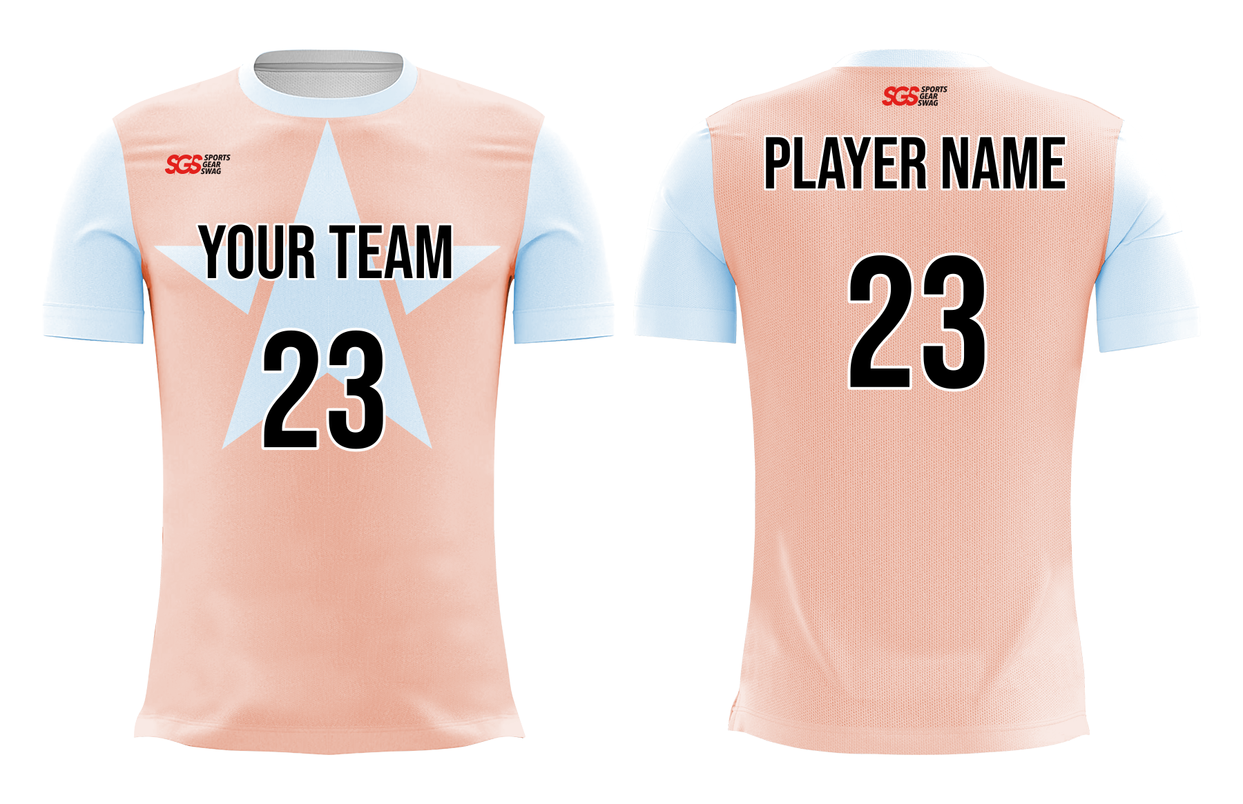 Custom lone stars adult youth volleyball unisex jersey - Jersey