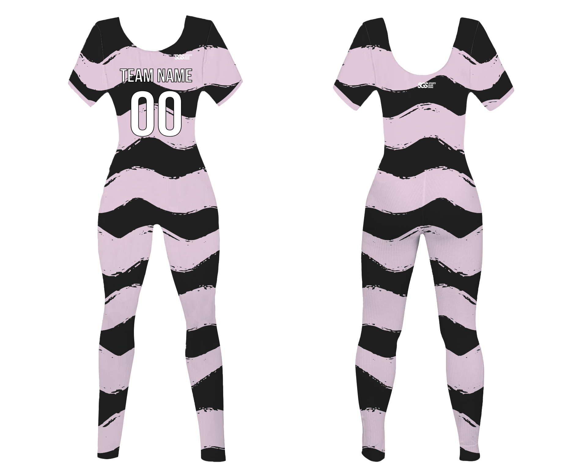 Custom women short sleeve dance bodysuit rose shadows - Dance-bodysuits