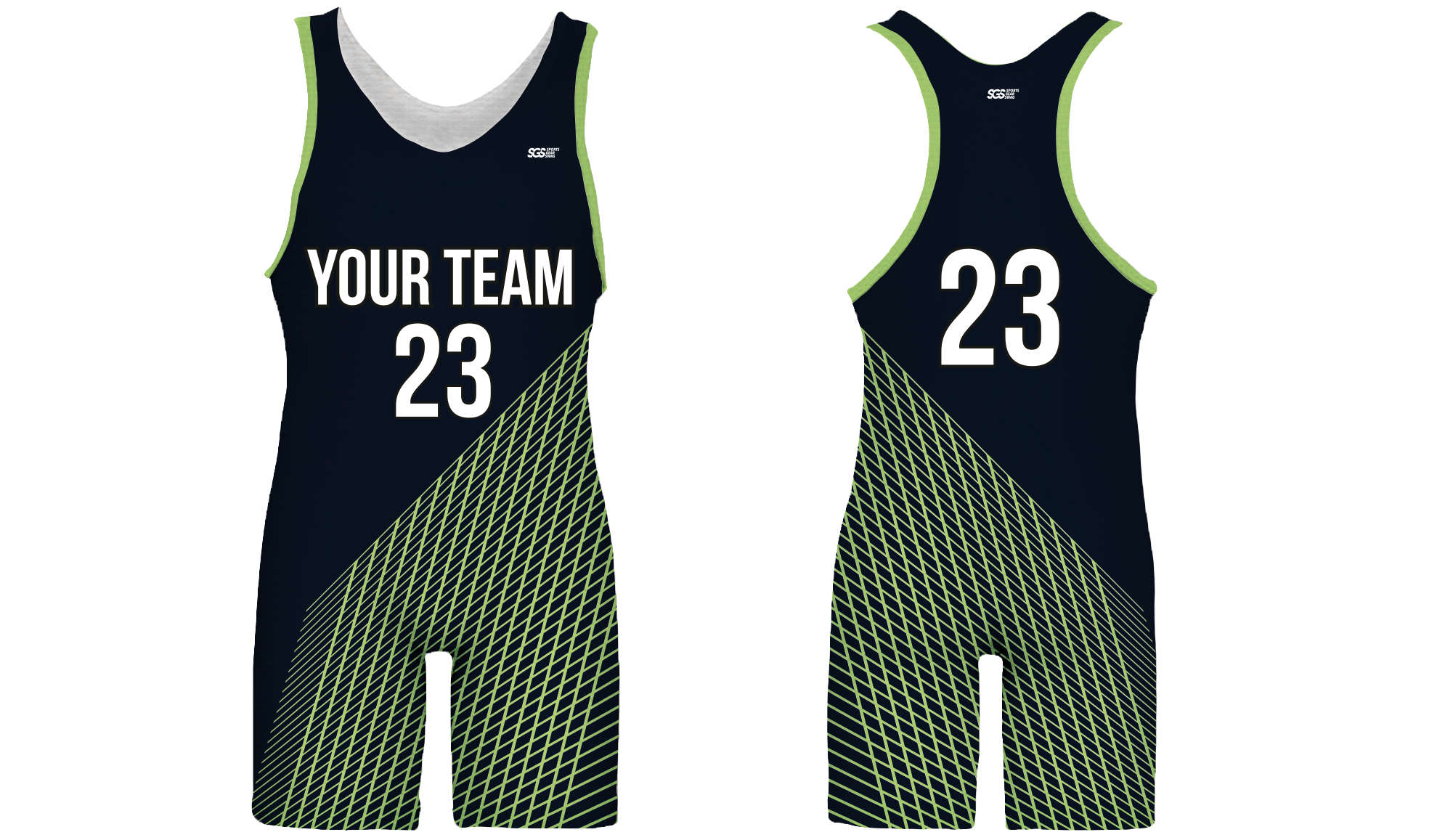 Custom two tone adult youth unisex wrestling singlets - Wrestling-singlets