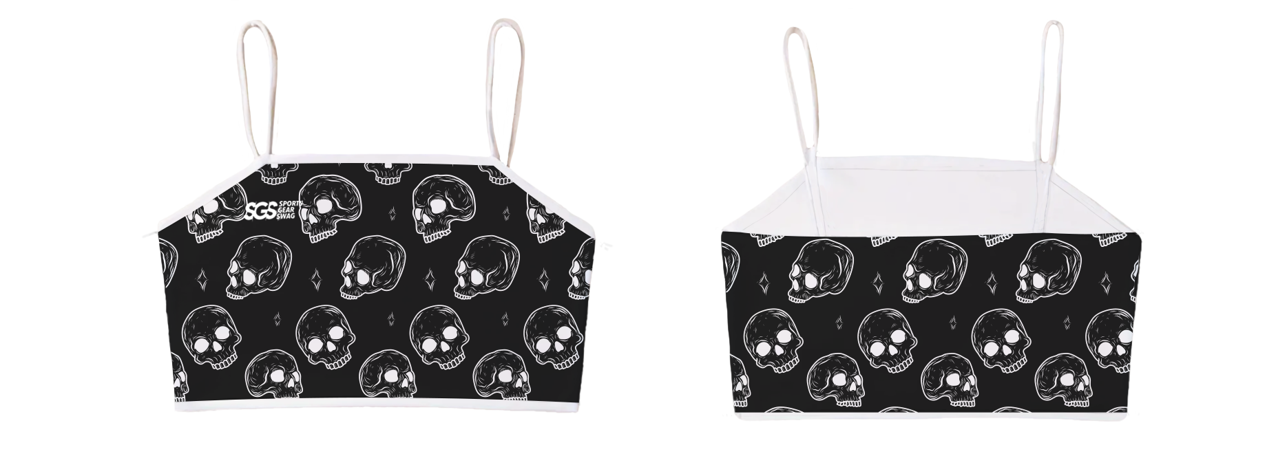 Custom two-piece sporty bathing top rebel wave - Swimming-tops