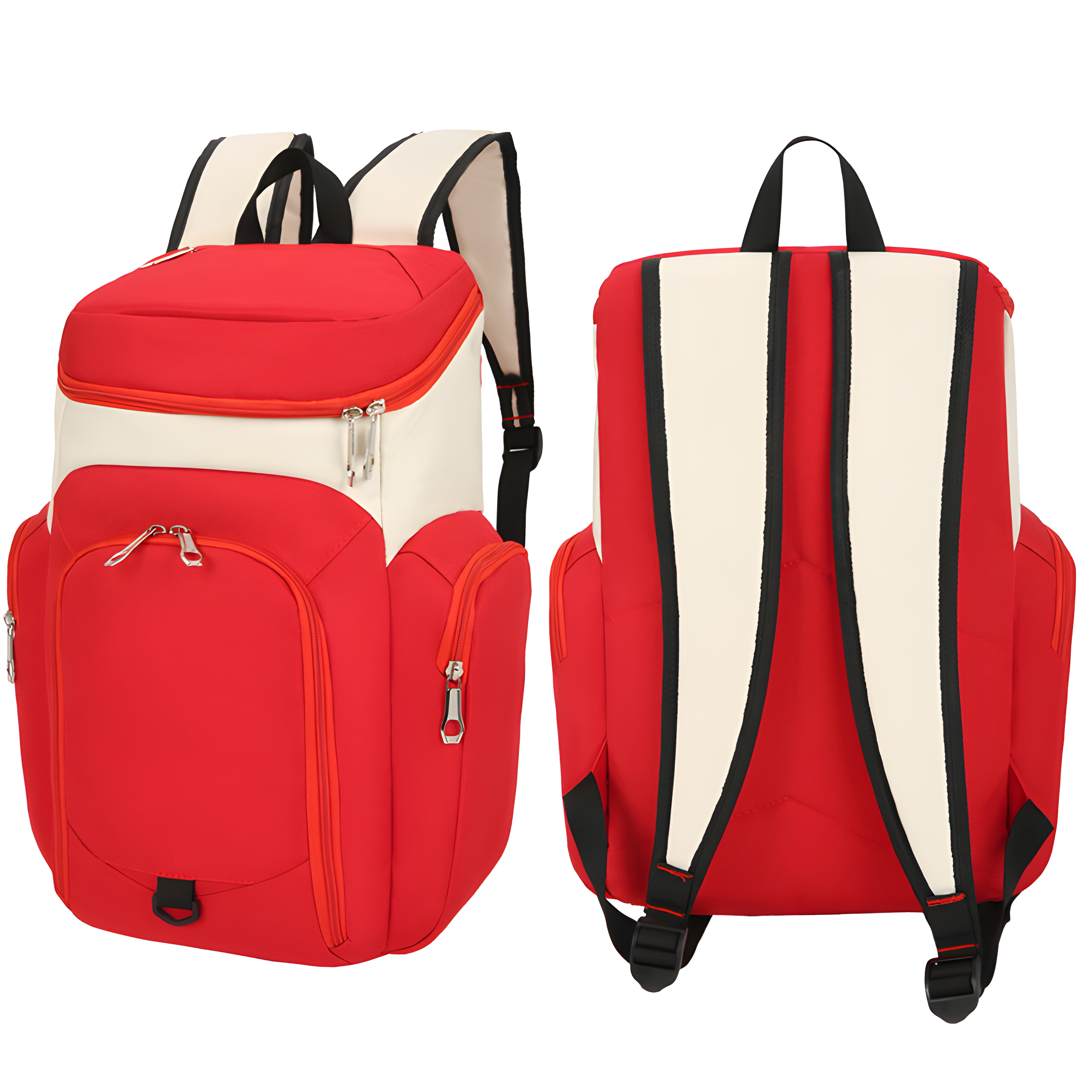 Red & white  backpacks - Backpacks