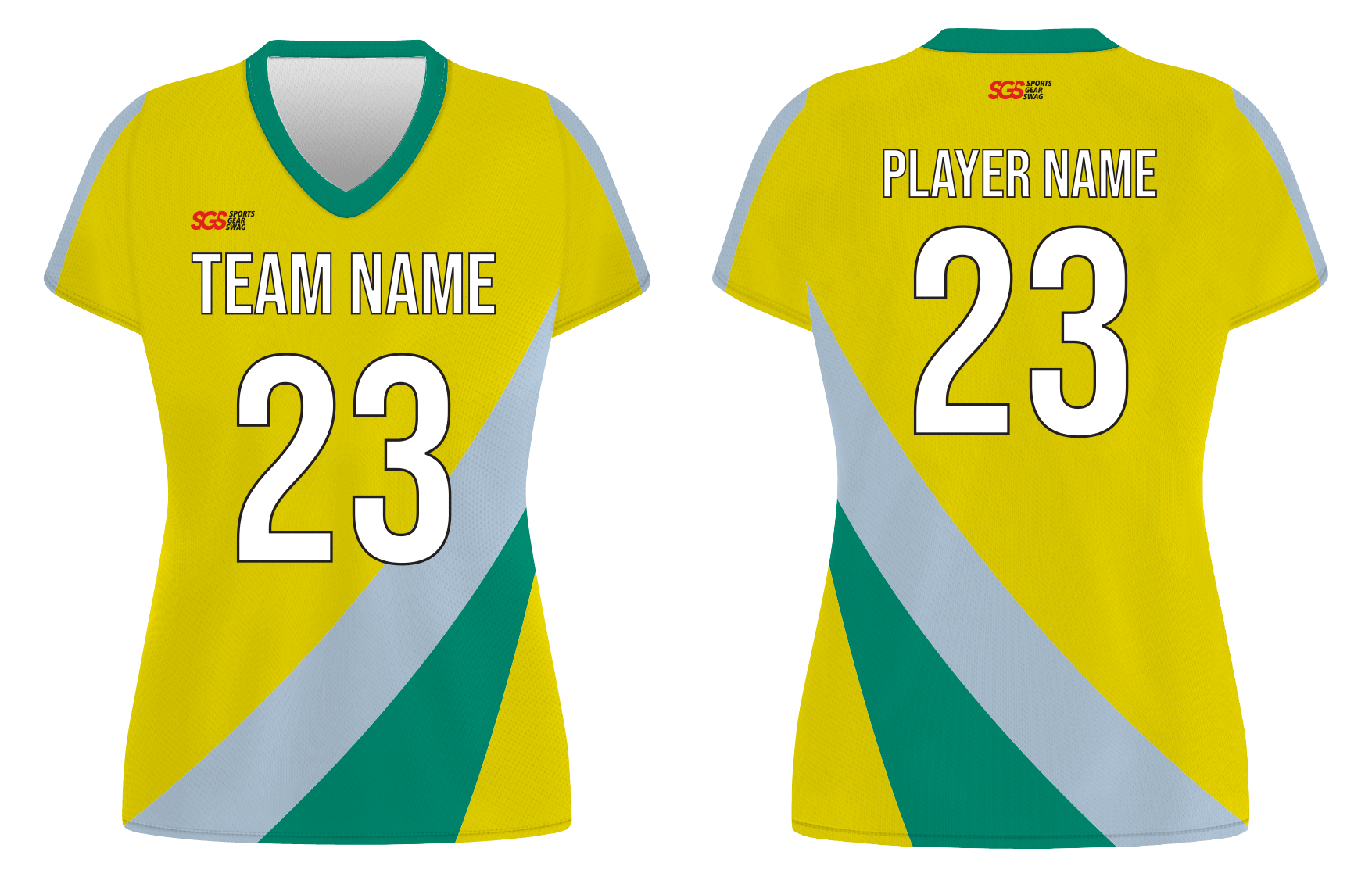 Custom sharp stripes solids adult youth volleyball short sleeve jersey - Jersey