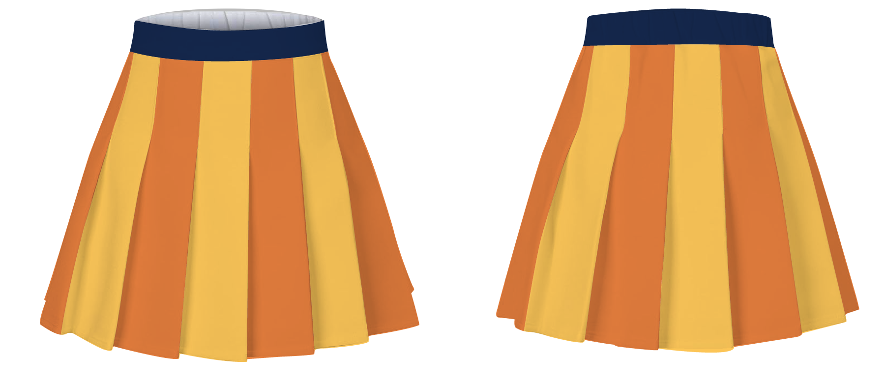 Custom pleated skirt dance uniform fierce fox - Dance-skirts