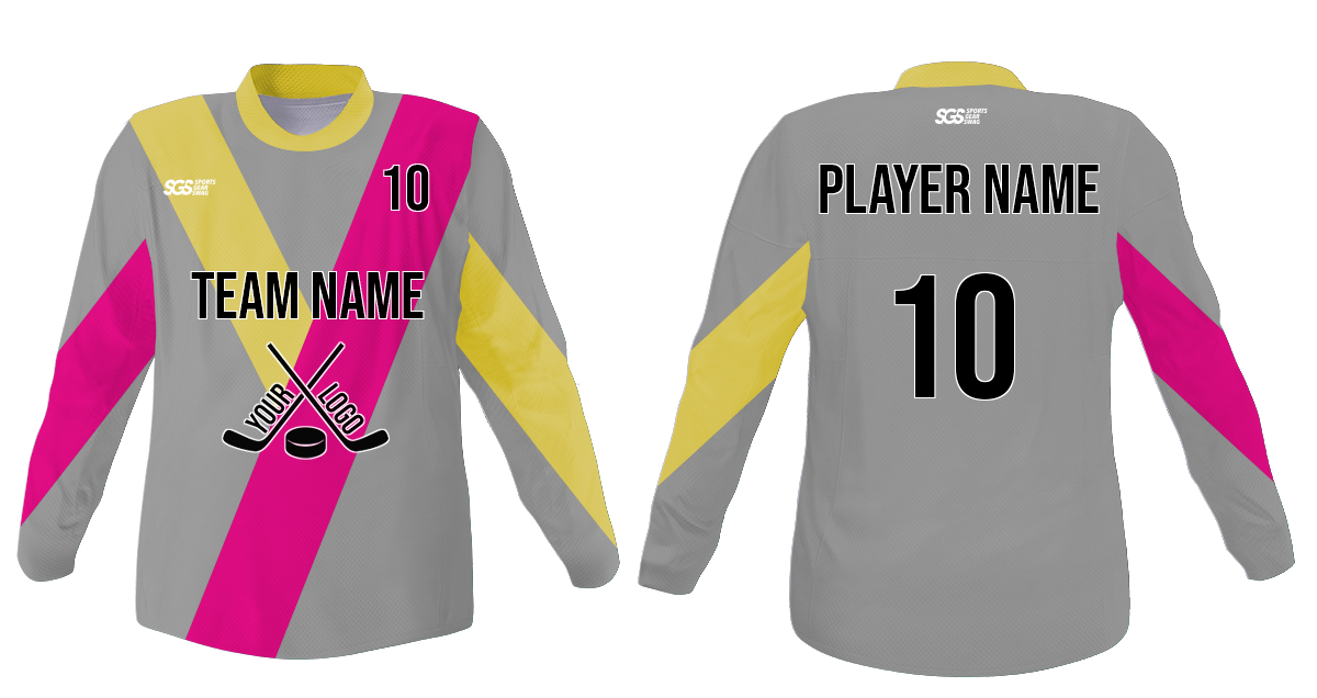 Custom large stripe adult youth unisex hockey jersey - Jersey
