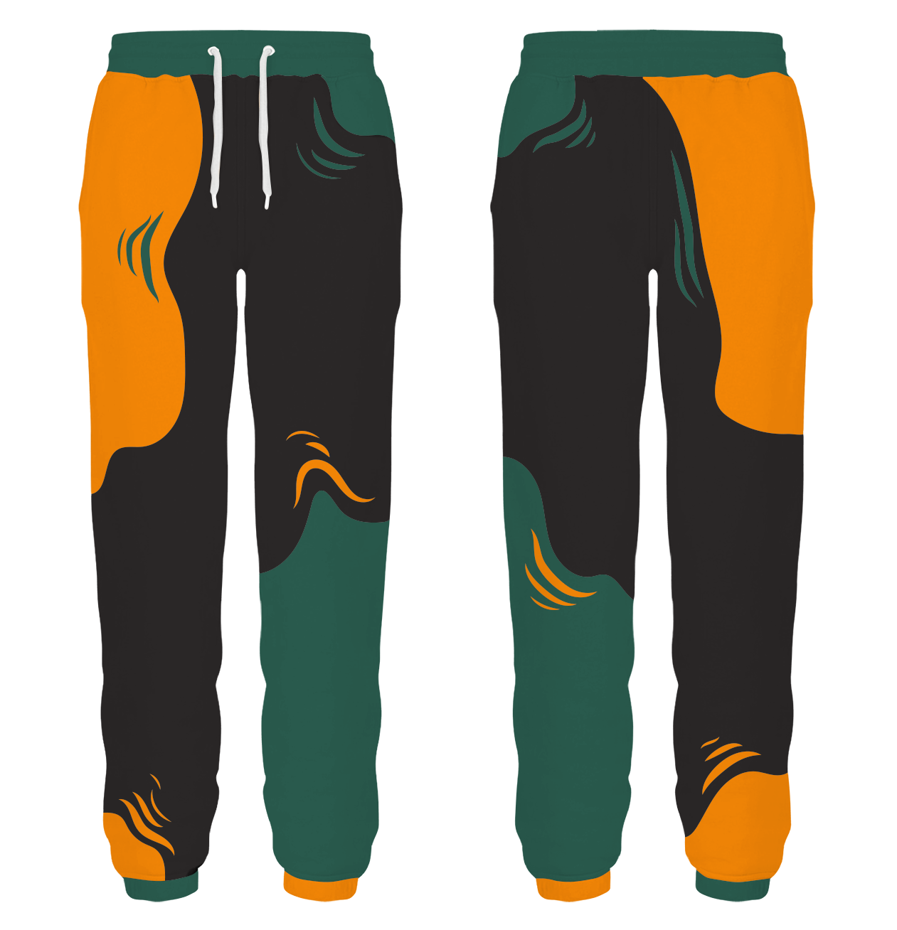 Custom abstract layers adult youth unisex sweatpants - Sweatpant