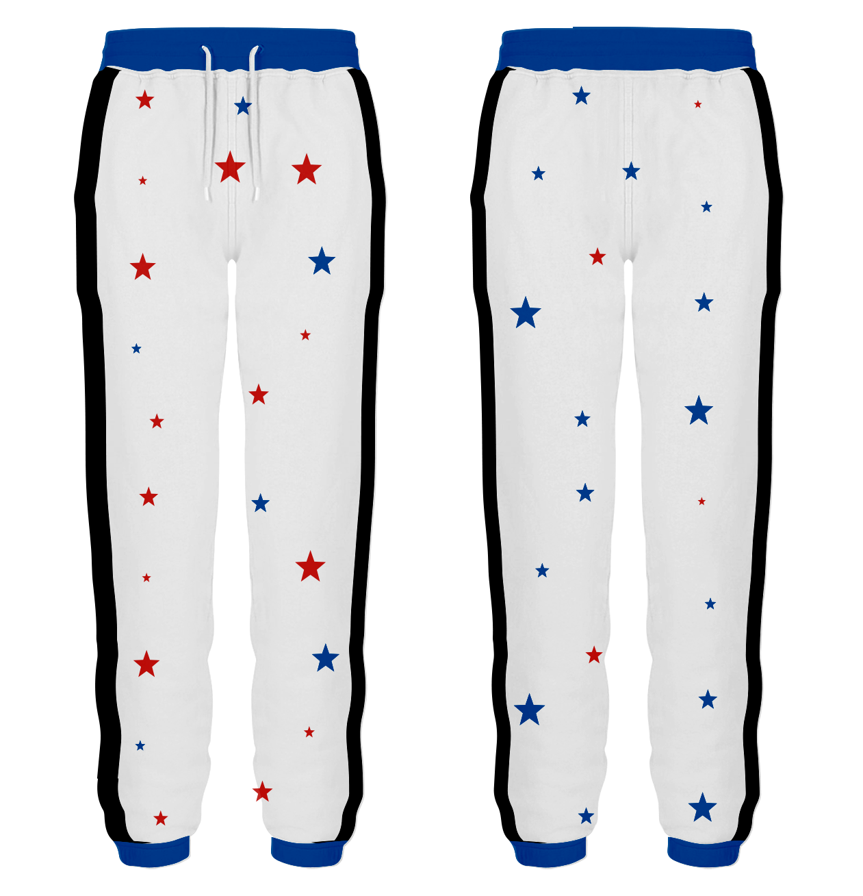 Custom random stars adult youth unisex sweatpants - Cricket-pants