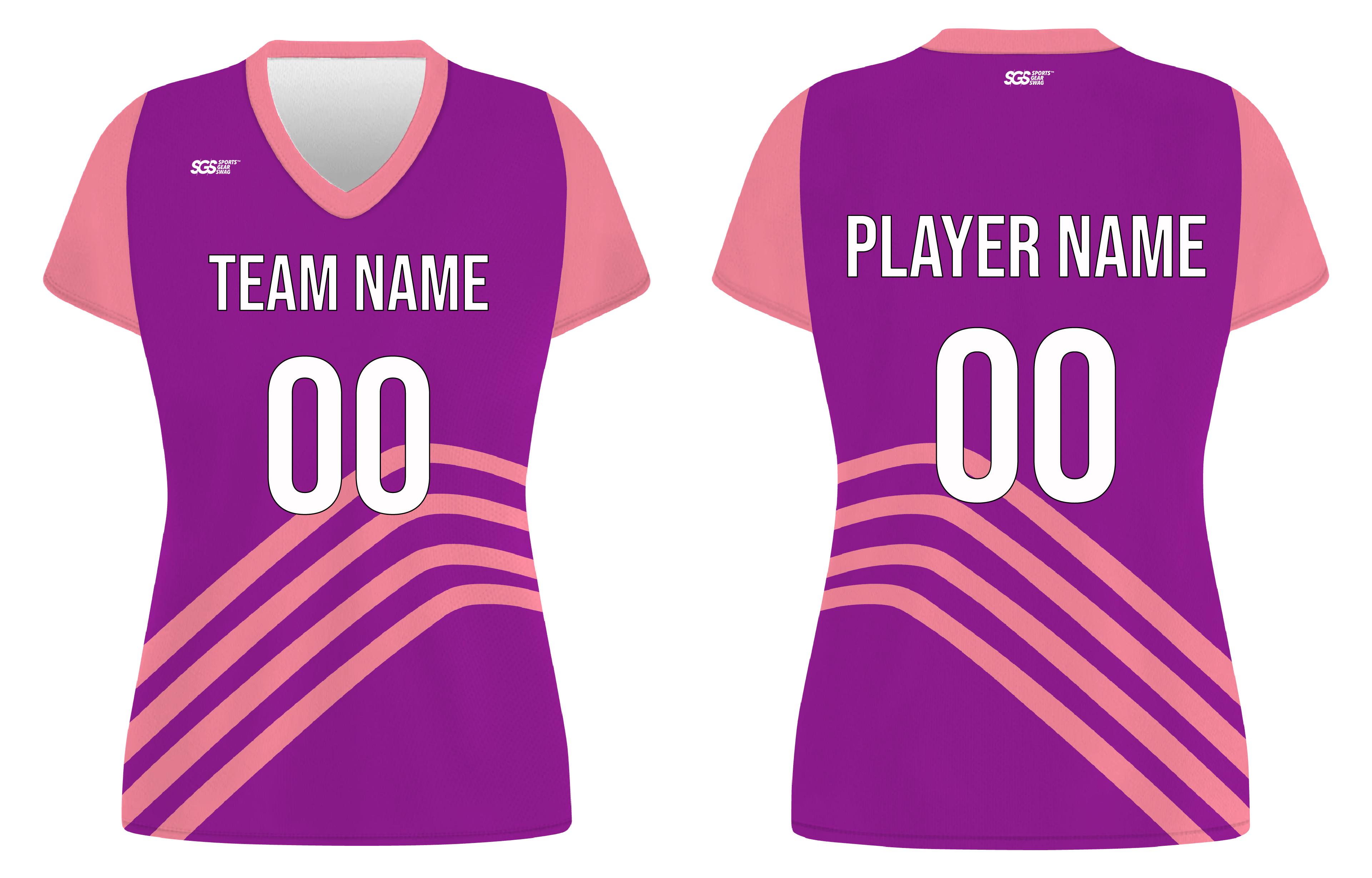 Custom hill stripes adult youth volleyball jersey - Jersey
