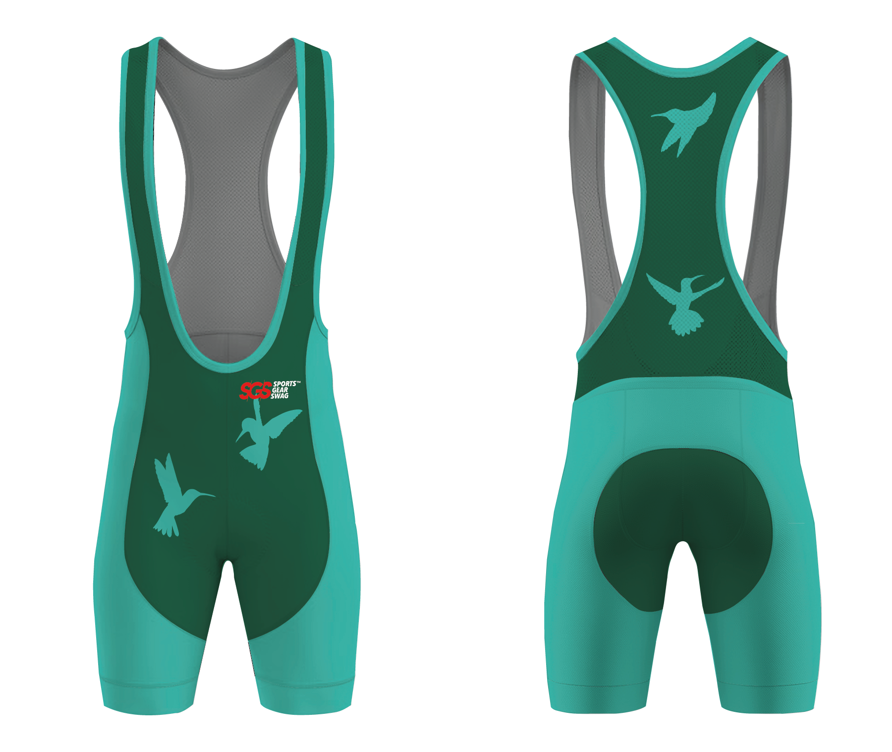 Custom paceline adult youth unisex cycling bib - Cycling-bibs