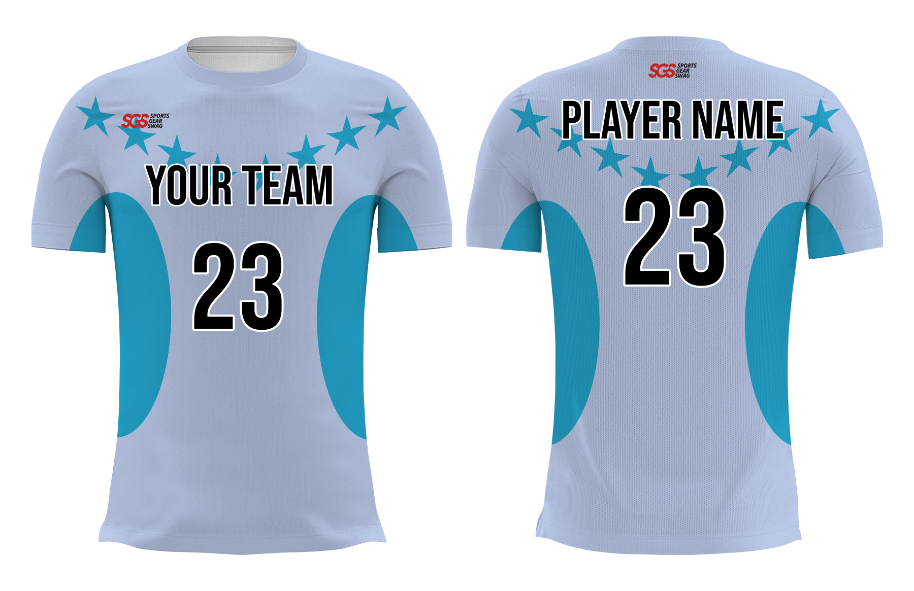 Custom layered stars adult youth unisex volleyball jersey - Jersey