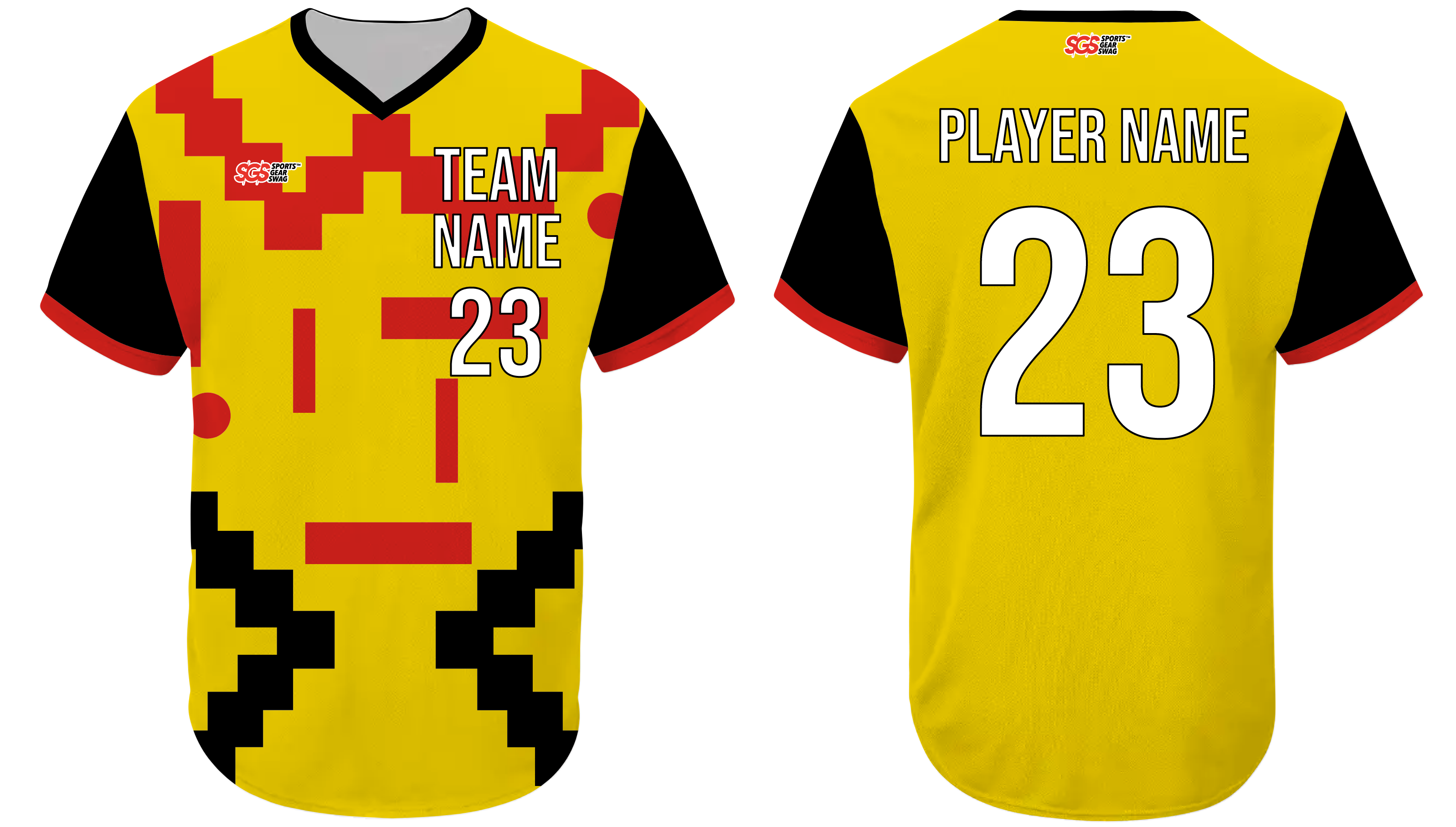 Custom different shapes adult youth unisex no buttons softball jersey - Jersey