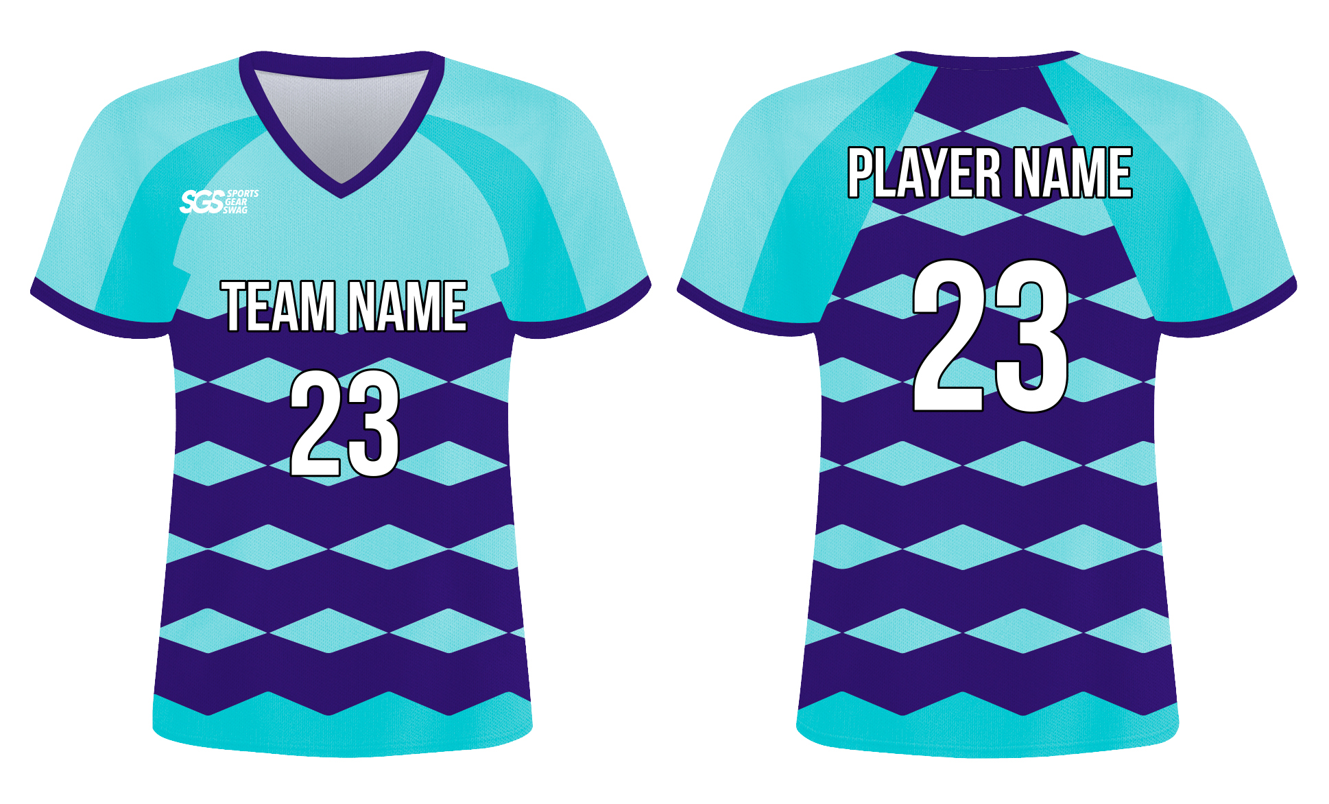 Custom cool  shapes adult youth soccer jersey - Jersey