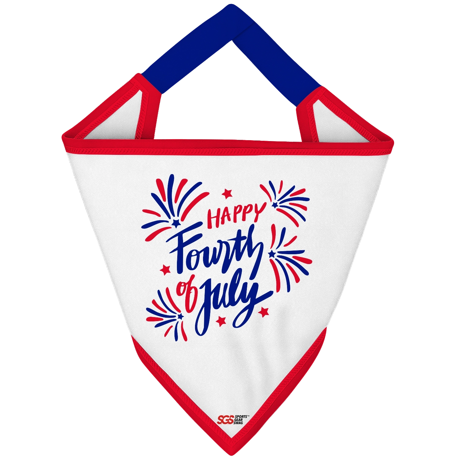 Custom pet holiday bandana firework fun - Pets-bandana