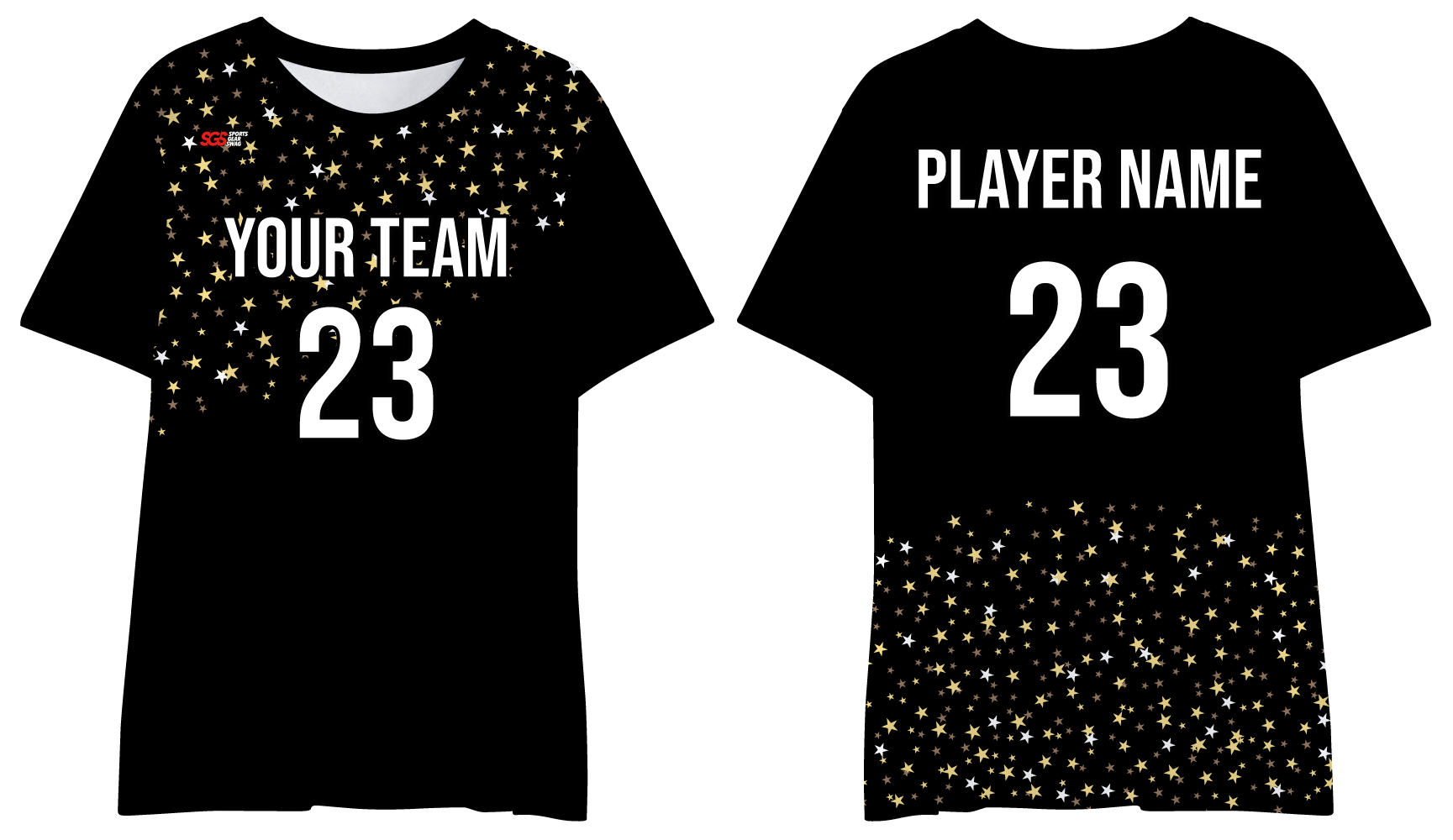 Custom training shirt adult youth unisex midnight stars - Shirt