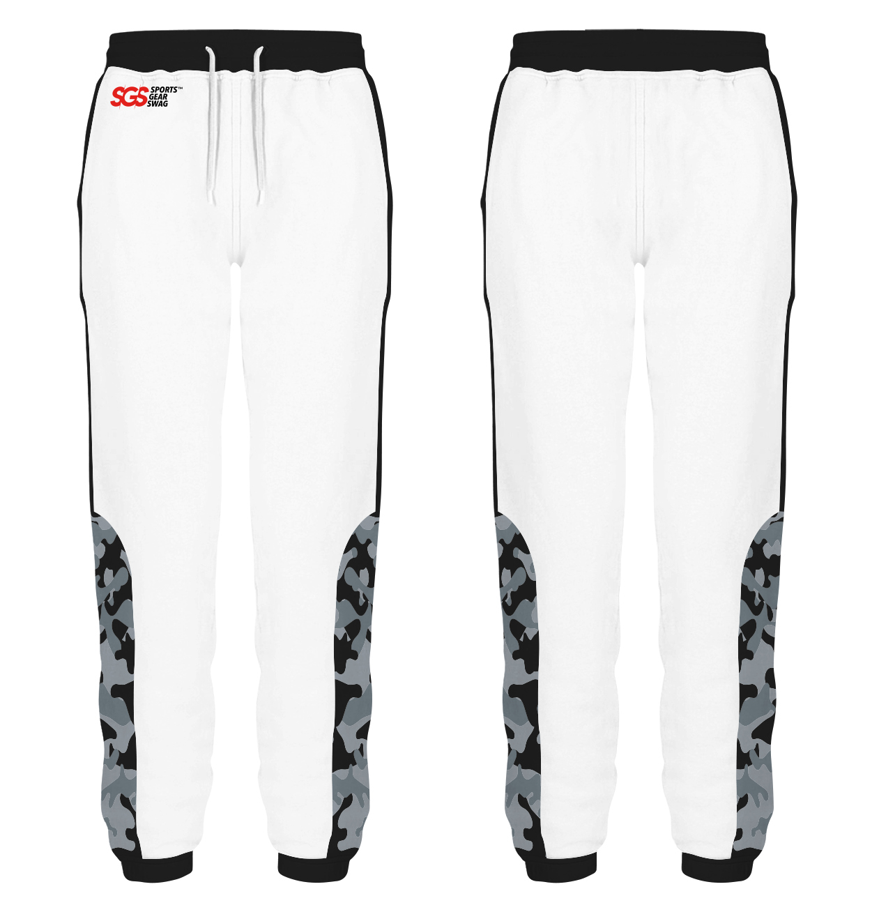 Custom side bottom camo adult youth unisex sweatpants - Sweatpant